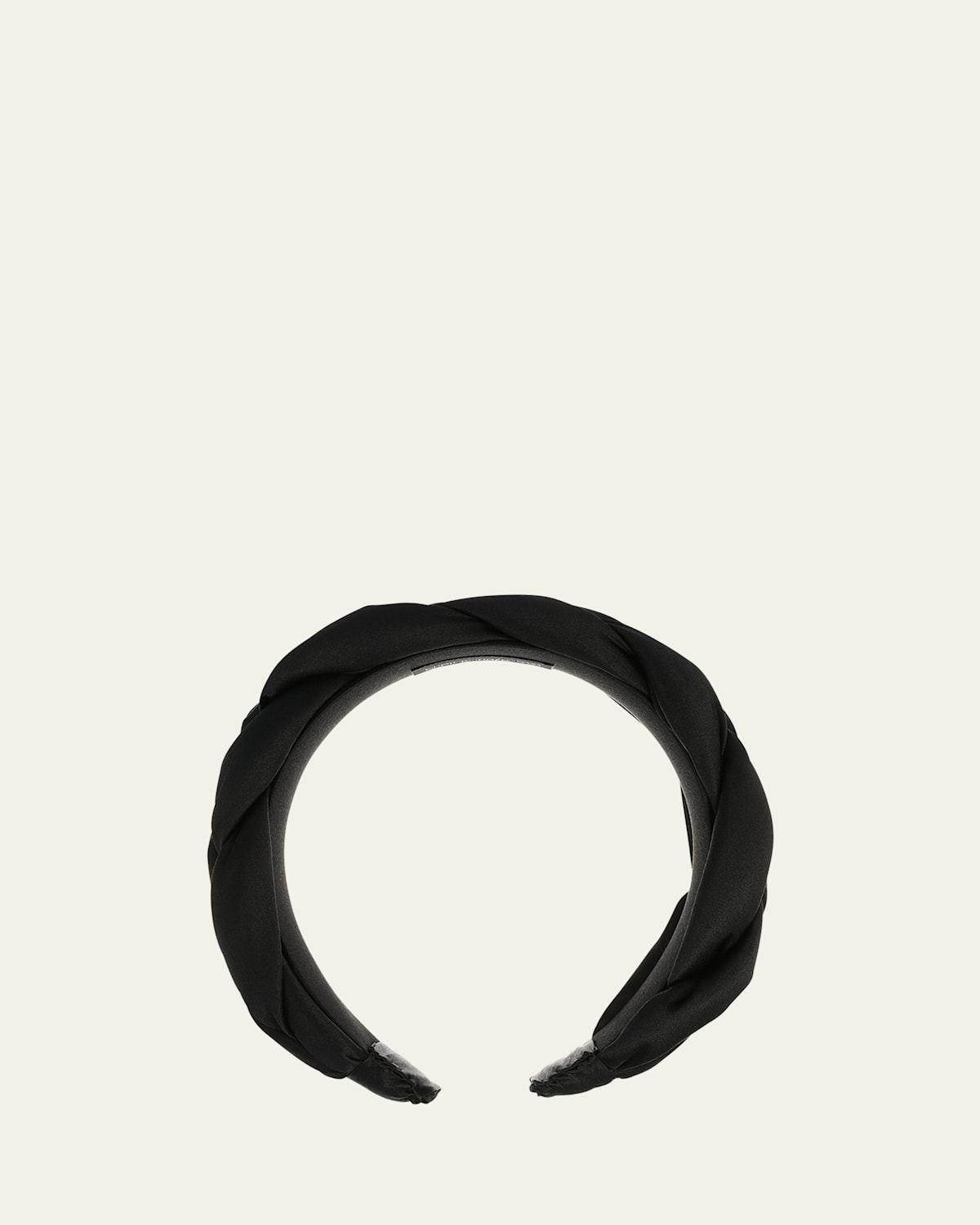 Silk Charmeuse Braided Headband