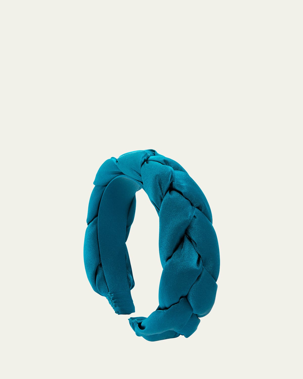 Silk Charmeuse Braided Headband