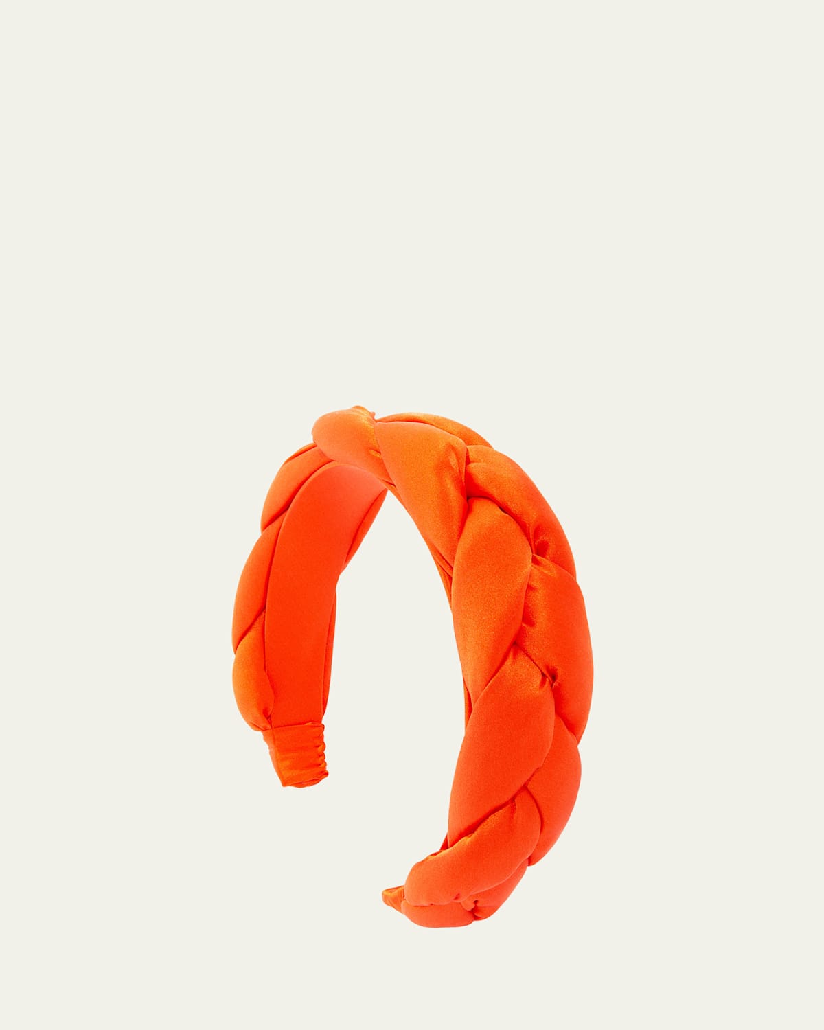Silk Charmeuse Braided Headband