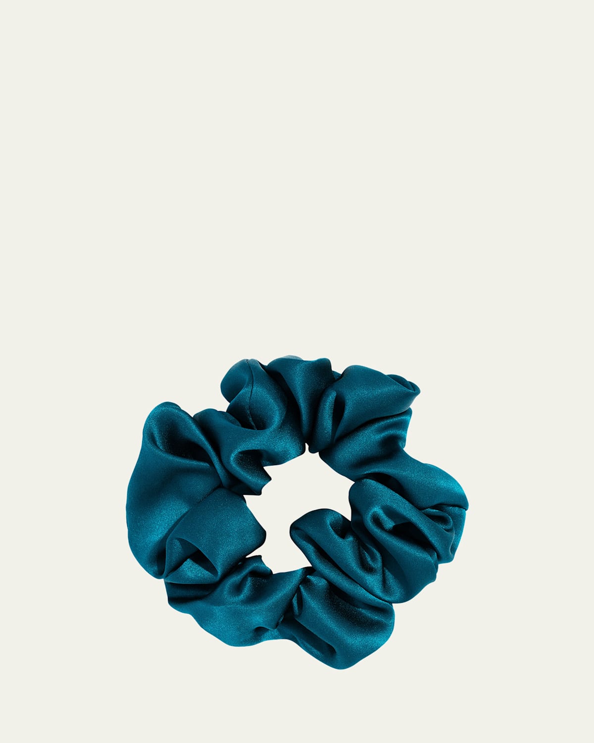 Silky Charmeuse Medium Pony Scrunchie