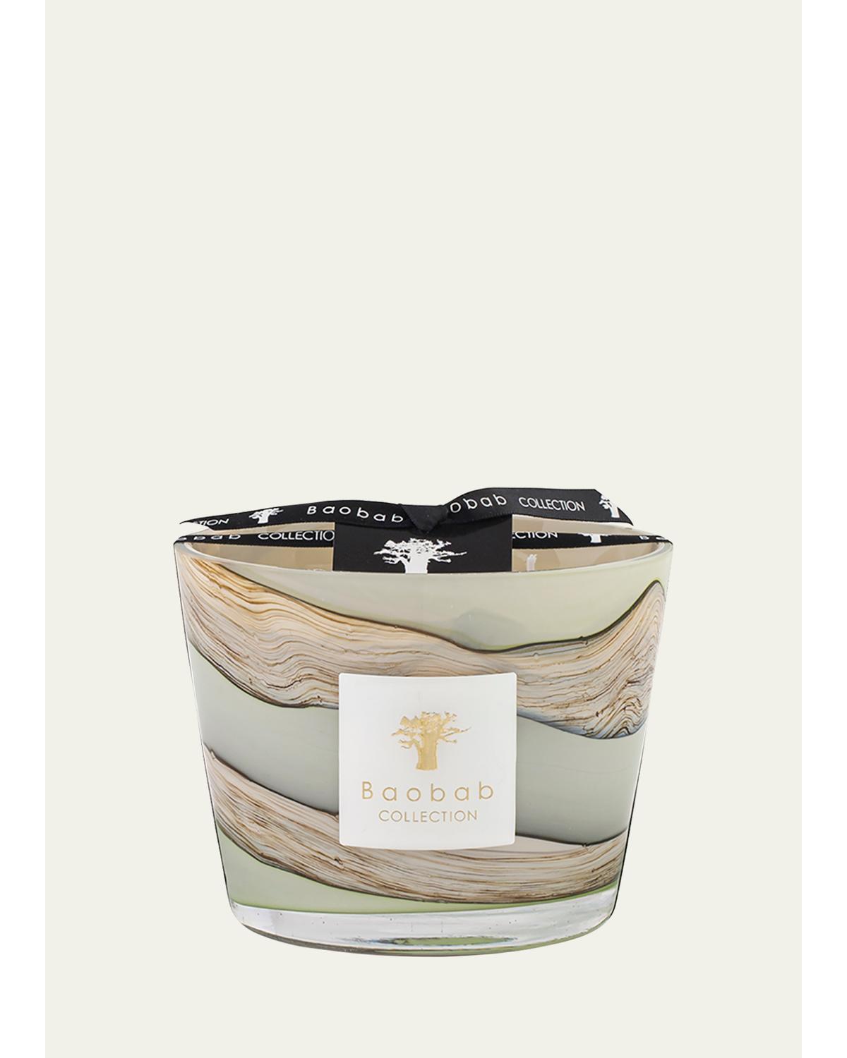 Baobab Collection Sand Sonora Celadon Green Glass Scented Candle - Small