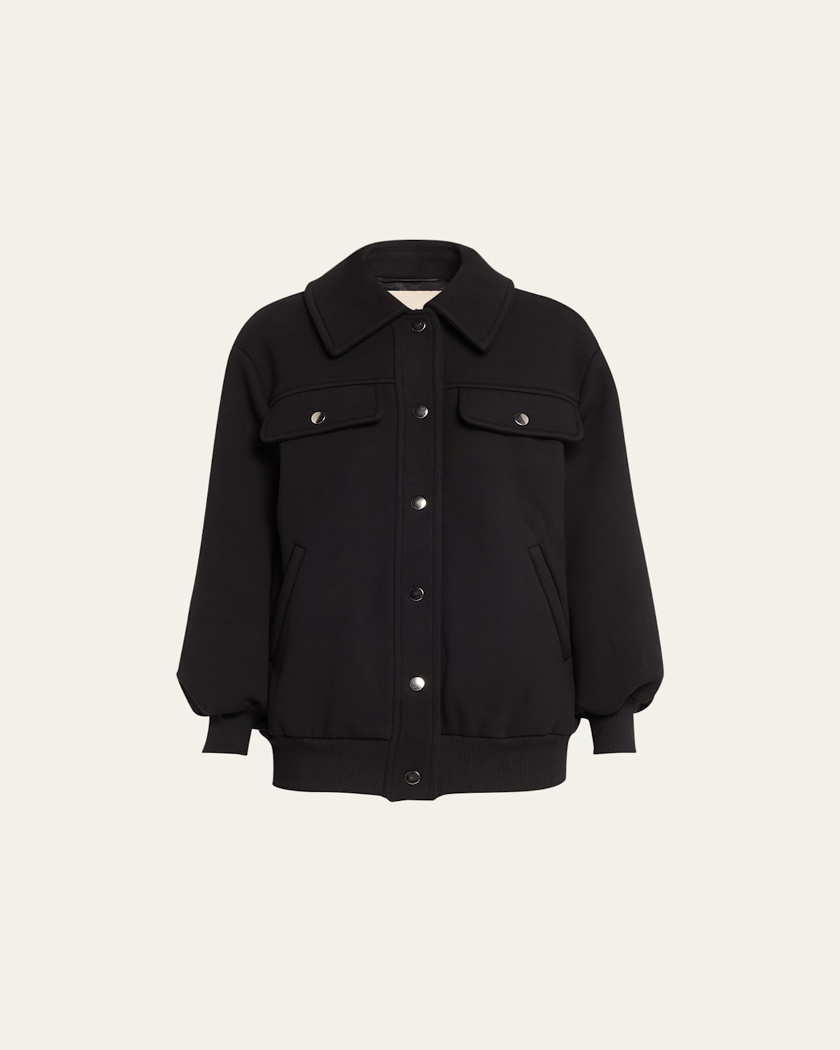 Jane Snap-Button Bomber Jacket