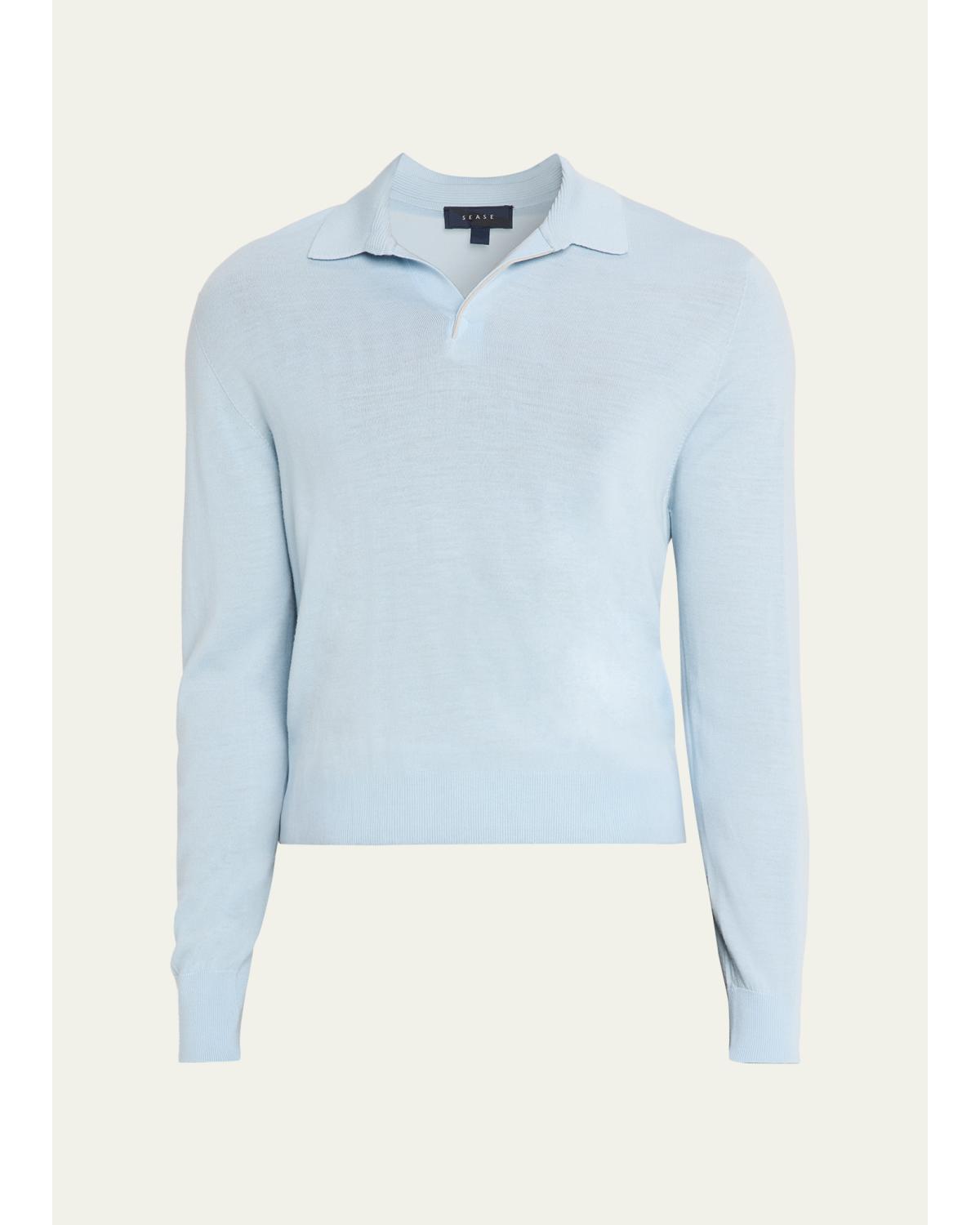 Men'S Lasca V-Neck Polo Sweater