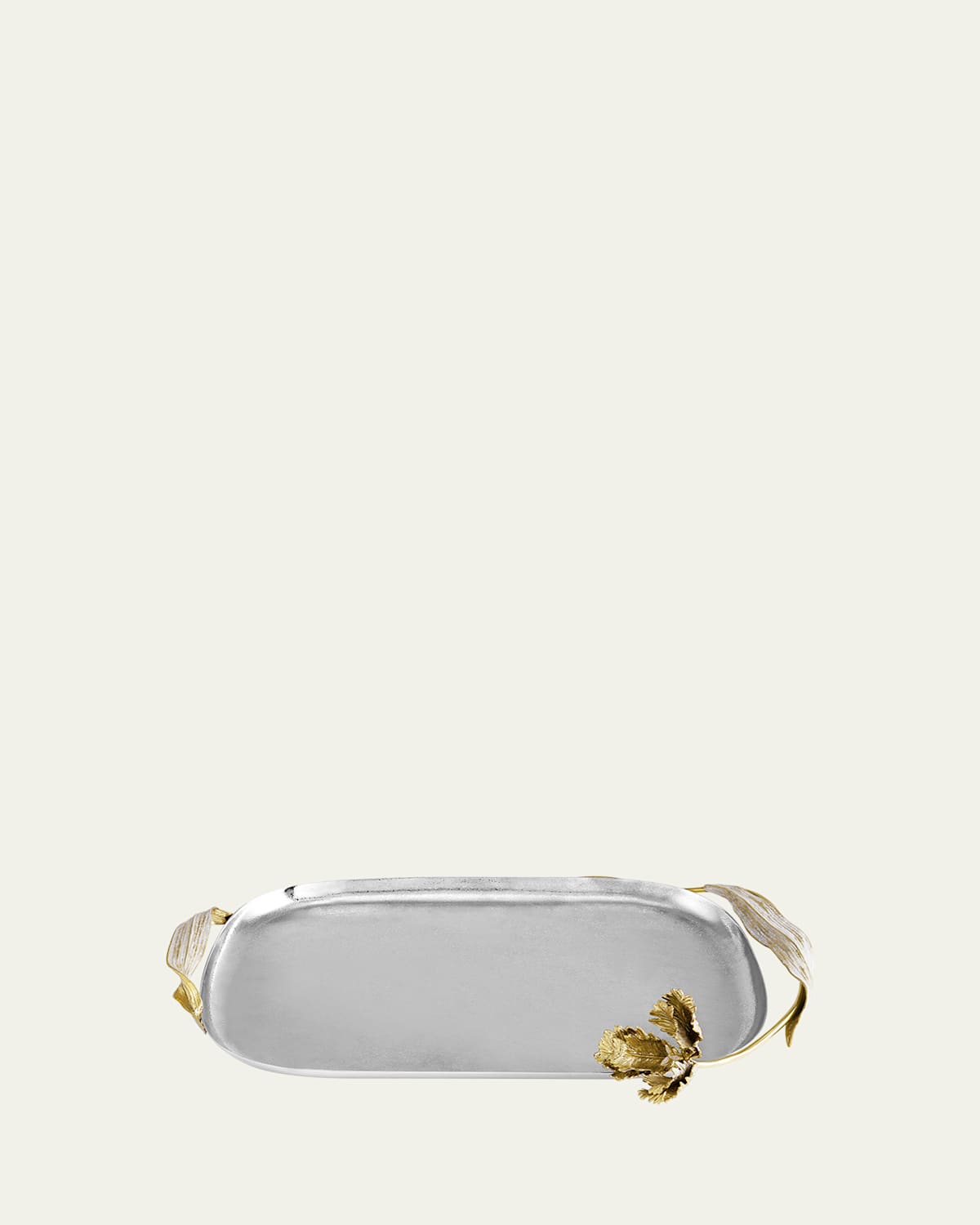 Michael Aram Tulip Tray In Silver