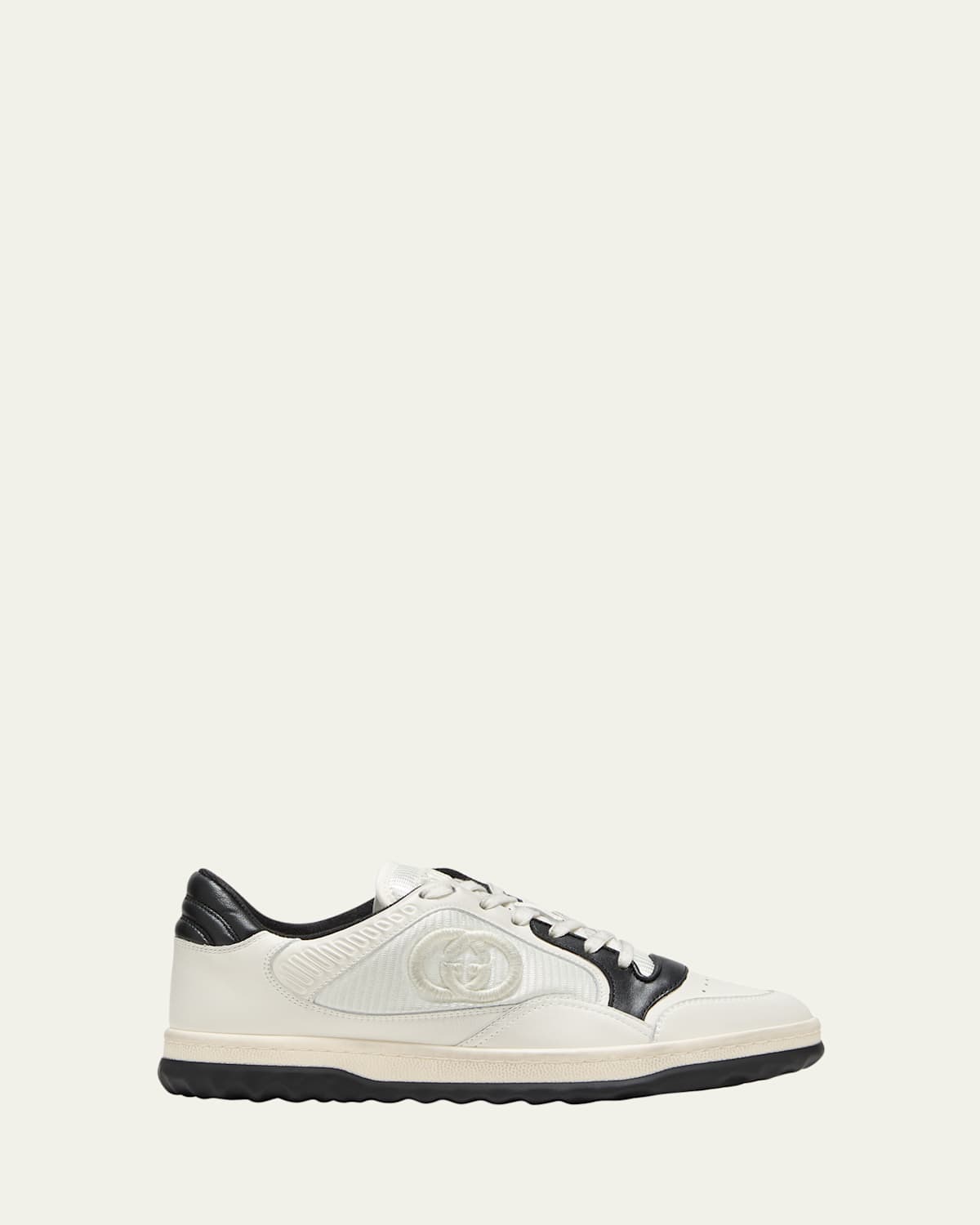 Gucci Women's Mac80 Leather Low-top Sneakers In Beige Peach