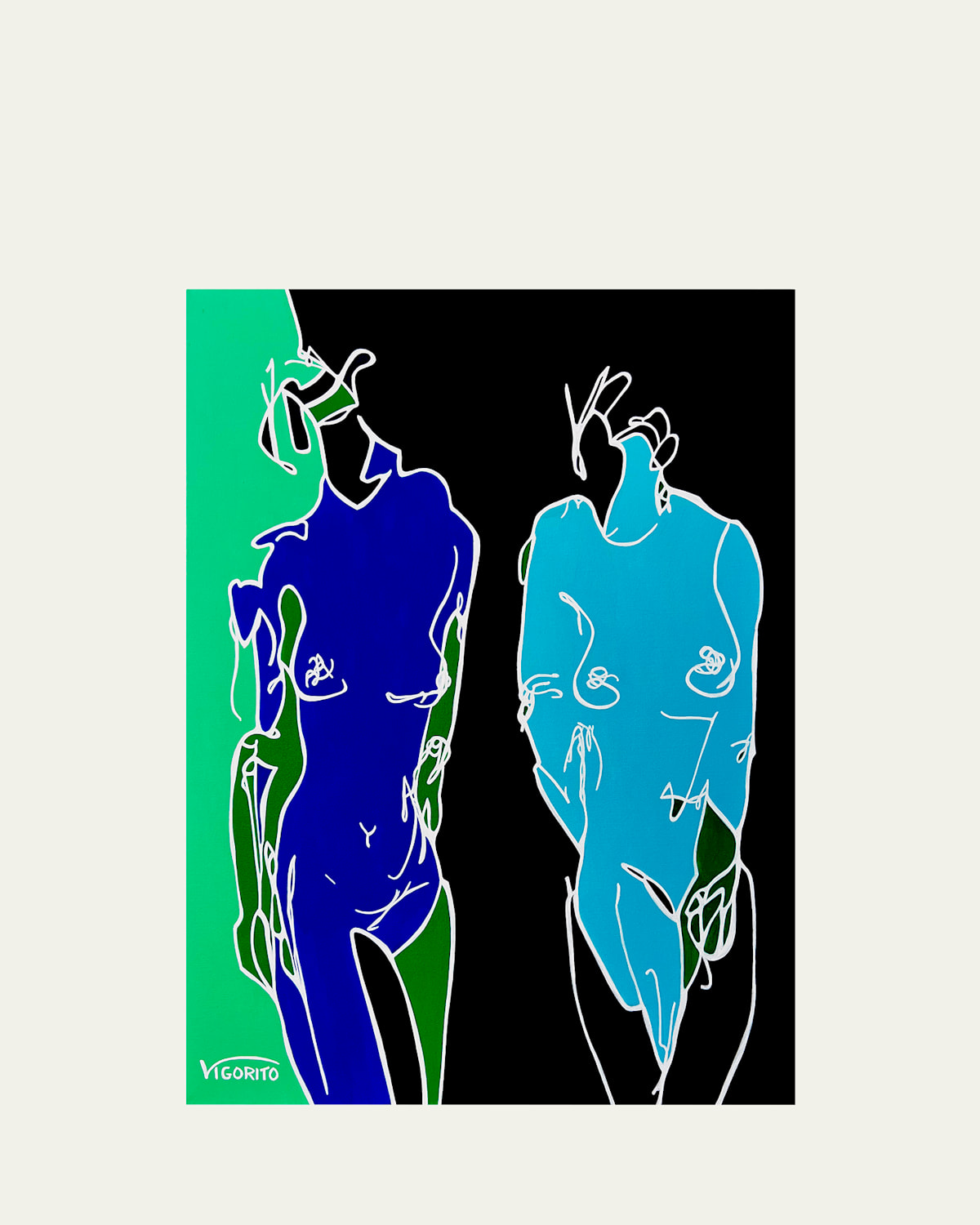 Contemporary Art Projects USA "La Rottura" Original Painting