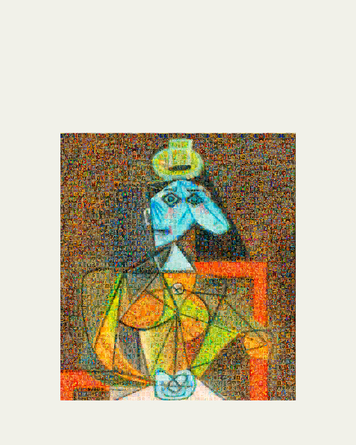 Contemporary Art Projects USA "Sitting on a Chair" Mosiac Photography by Leo DiTomasso