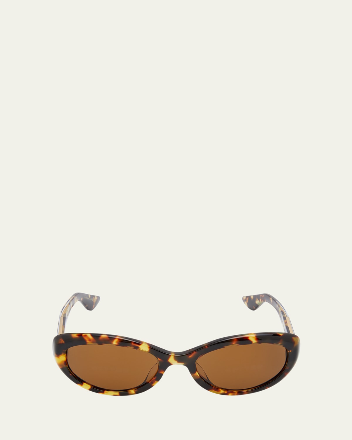 1969C Tortoise Acetate Oval Sunglasses