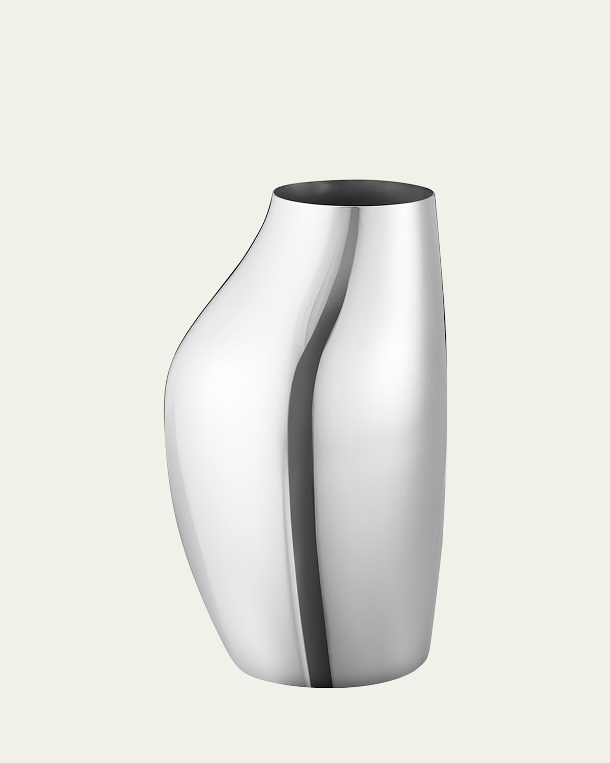 Georg Jensen Sky Stainless Steel Vase, 10.6"