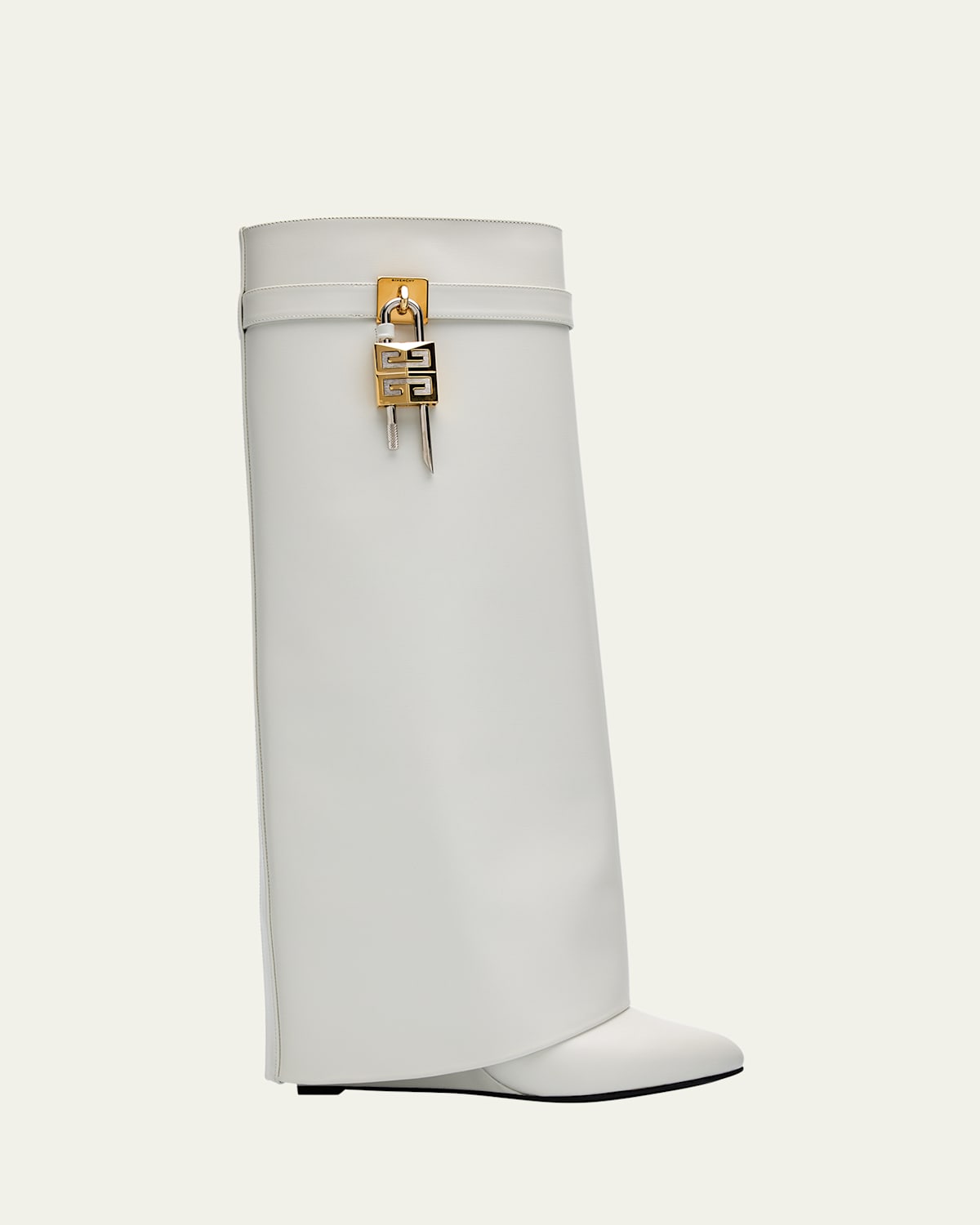Givenchy Shark Lock Leather Boots