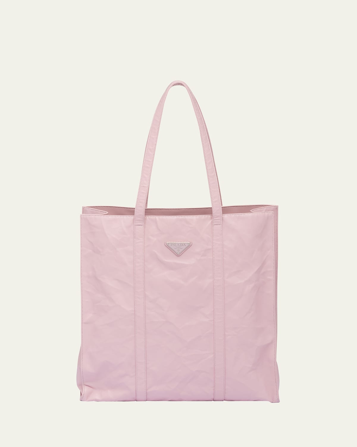 Prada Small Antique Nappa Leather Tote Bag