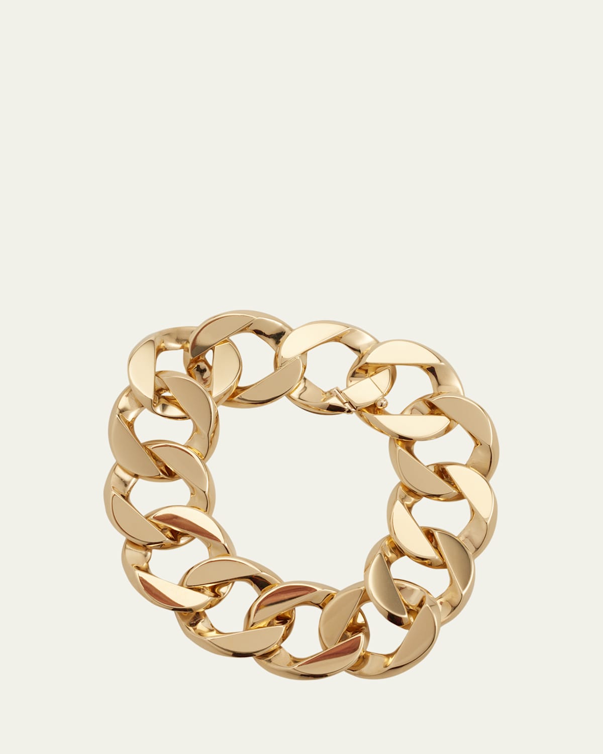 18K Yellow Gold Curb Link Bracelet