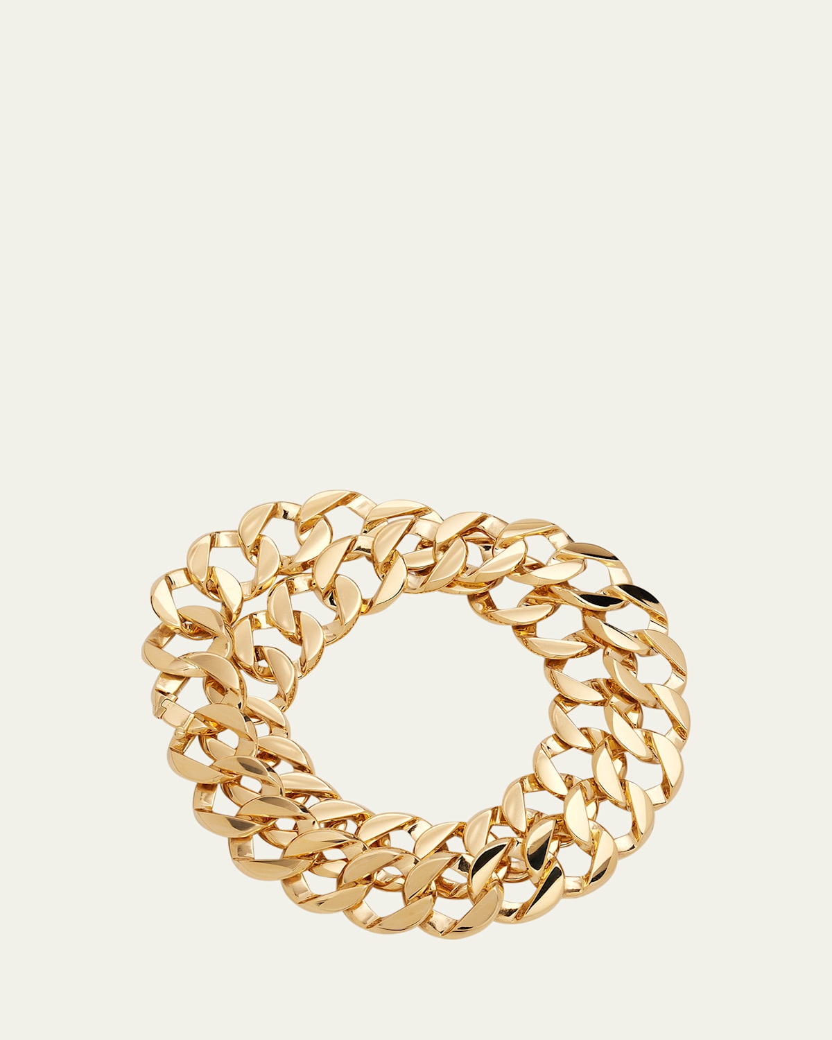 Double Wrap Curb-Link Bracelet