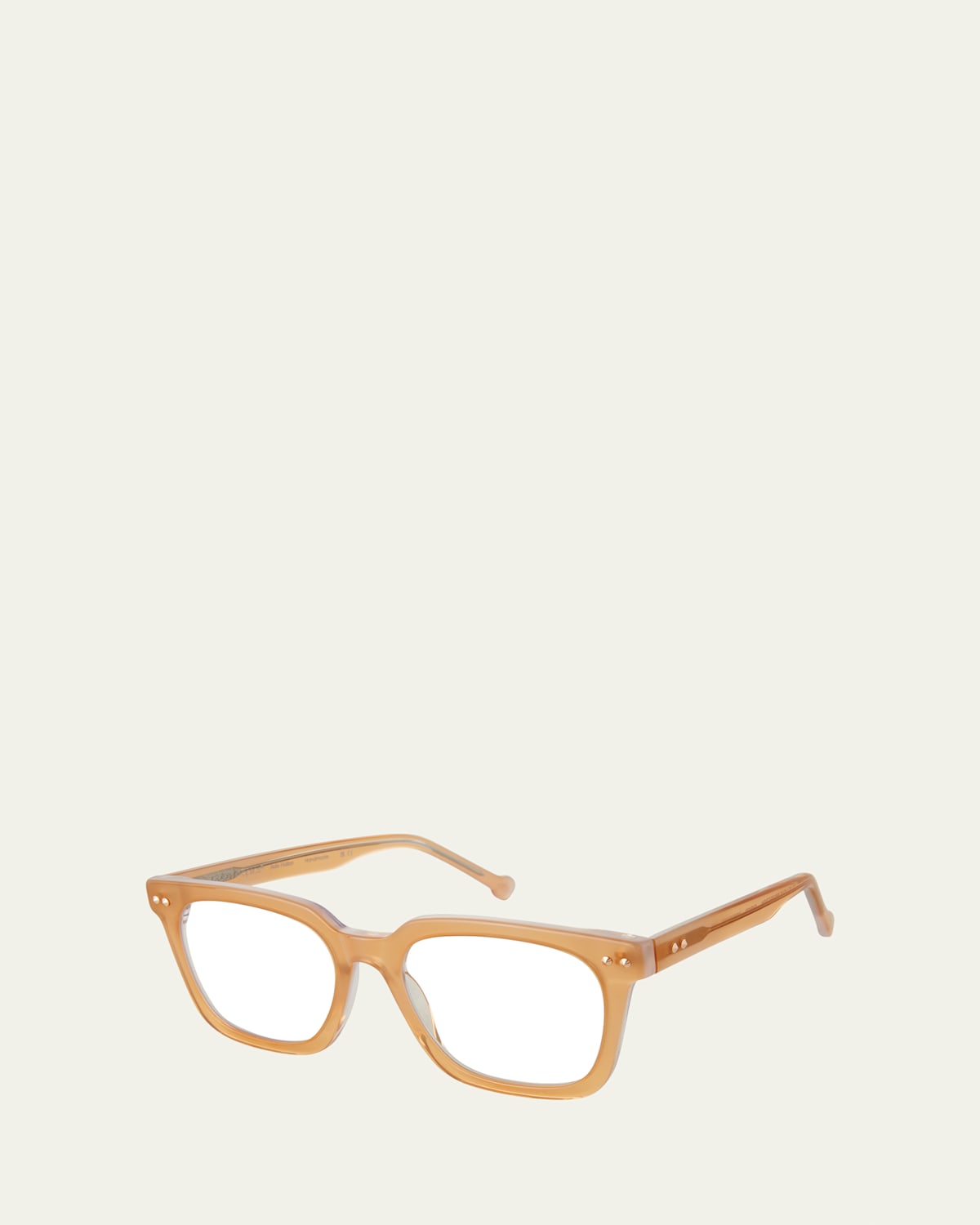 Studded Blue Blocking Acetate Rectangle Glasses