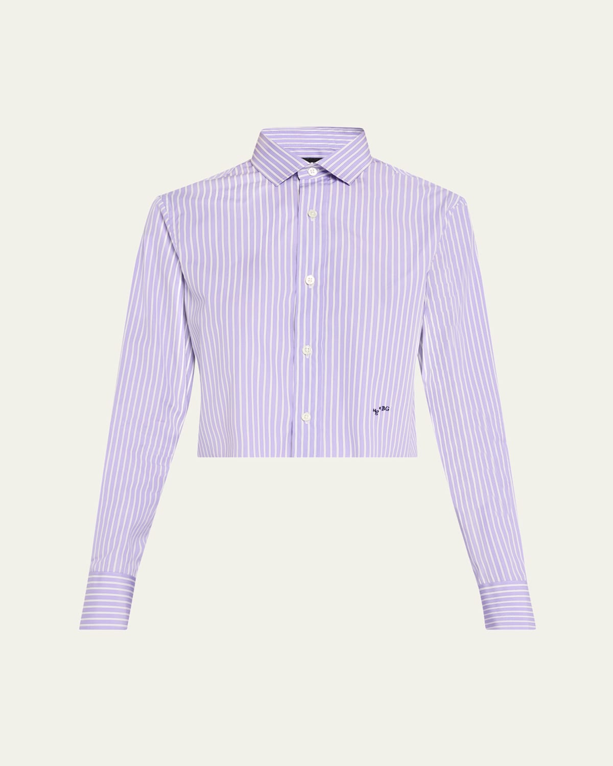 Stripe Cropped Shirt