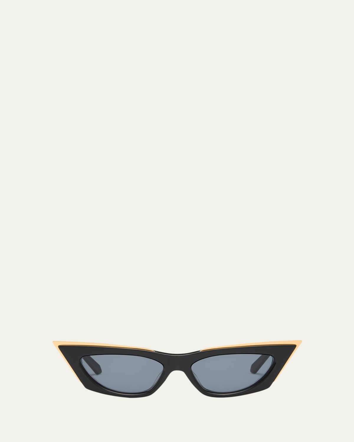 V-Goldcut I Cat-Eye Acetate & Titanium Sunglasses