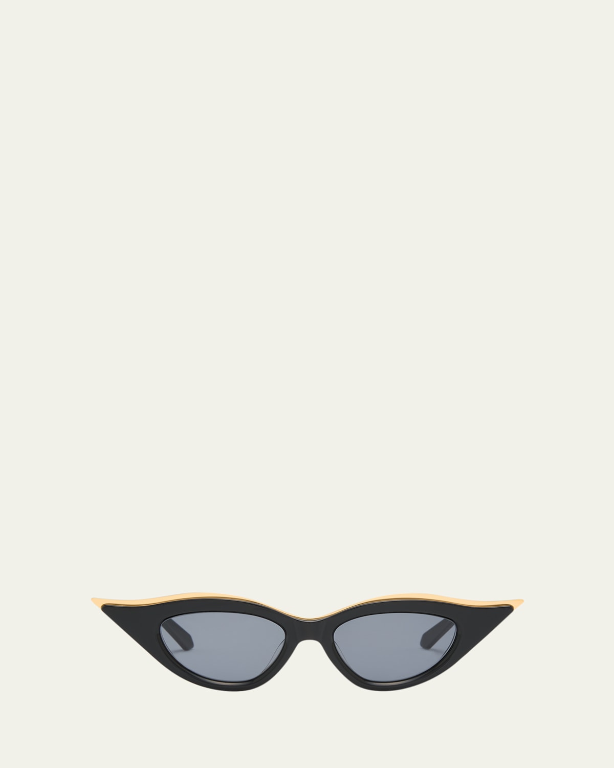 V Goldcut II Acetate & Titanium Cat-Eye Sunglasses