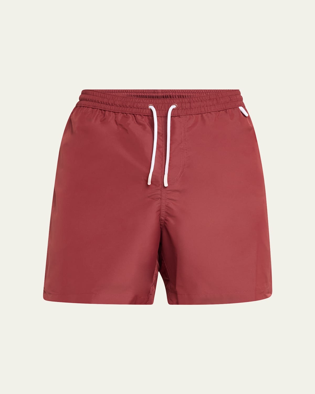 Loro Piana Men's Bay Swim Trunks In Cameo Red