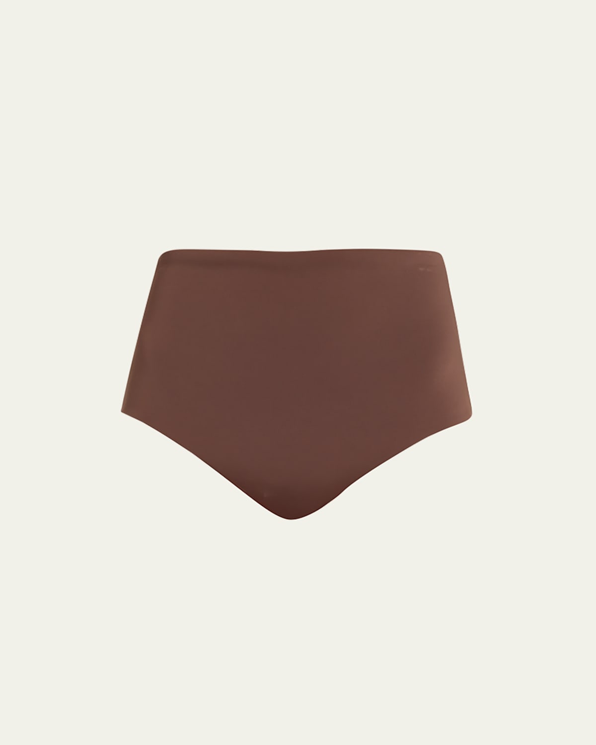 Sir Gio Classic High-waisted Bikini Bottoms In Brown