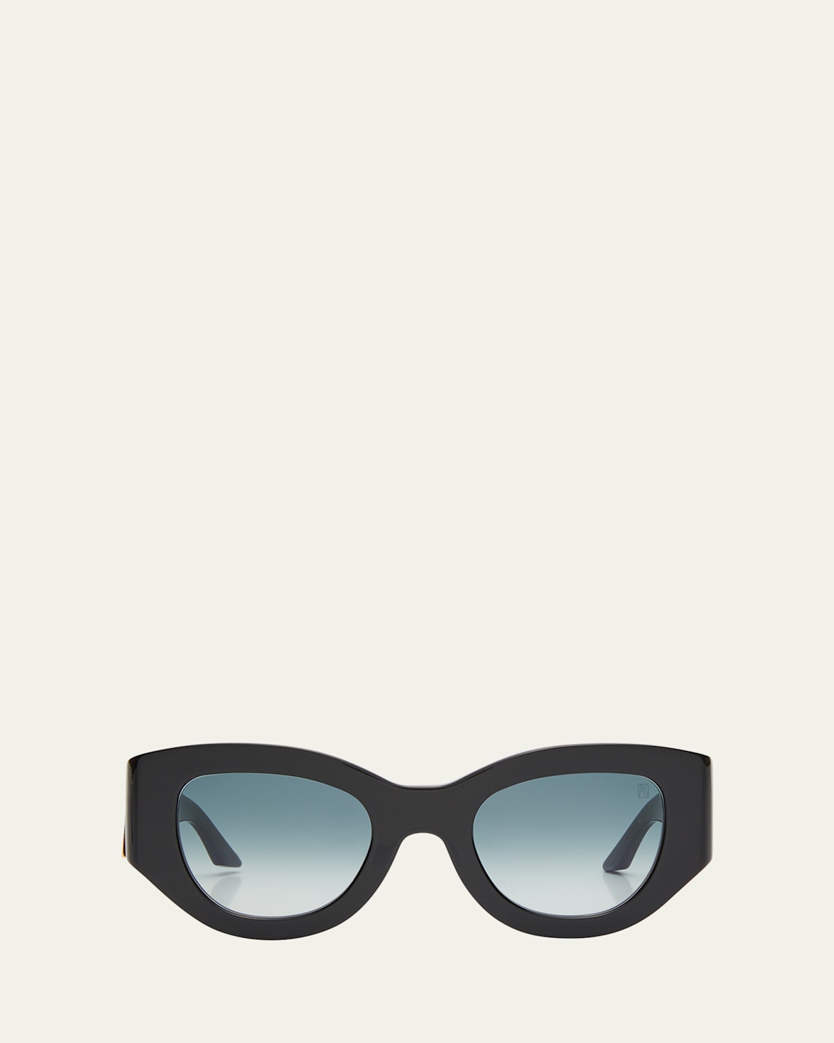 Lucky Goes to Vegas Embellished Acetate & Metal Cat-Eye Sunglasses