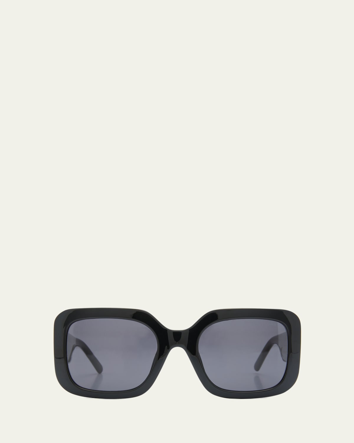 Marc Jacobs J Marc Logo Square Acetate Sunglasses In Blue