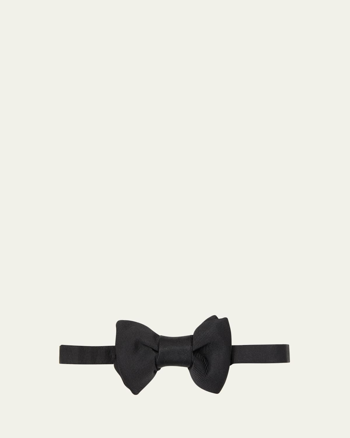 TOM FORD Men's Pre-Tied Silk Grosgrain Bow Tie | Thumbnail 4