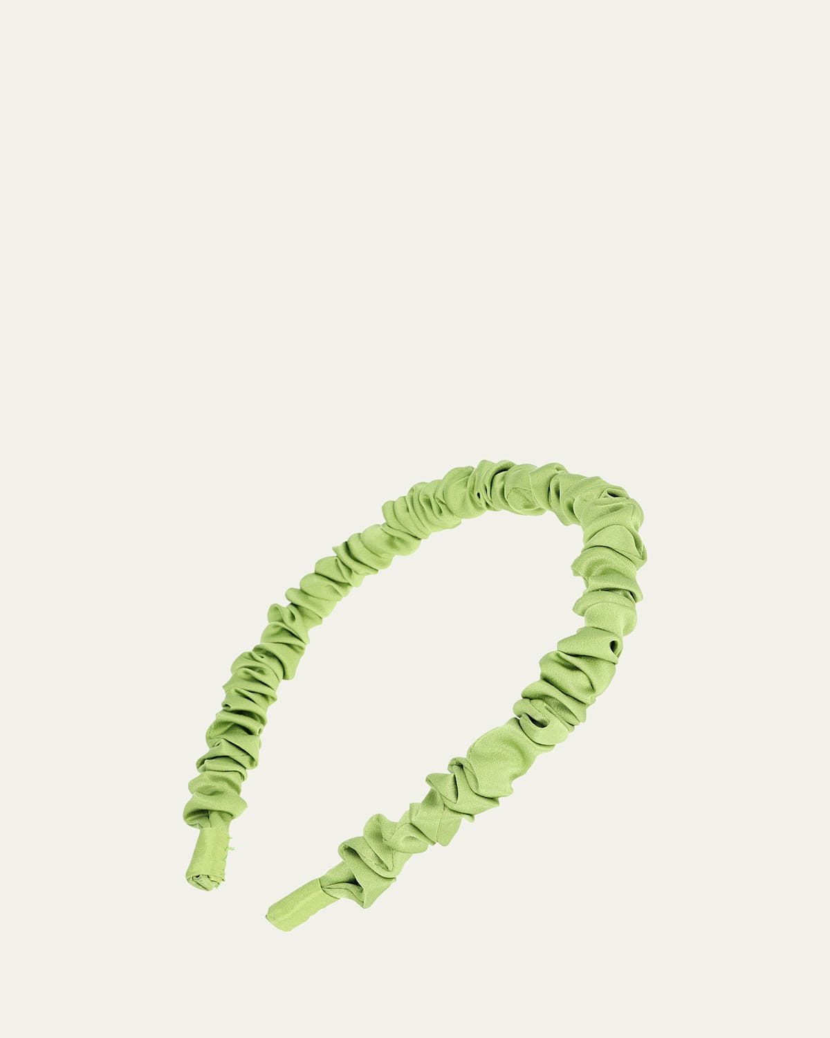 Mini Medici Ruched Silk Headband