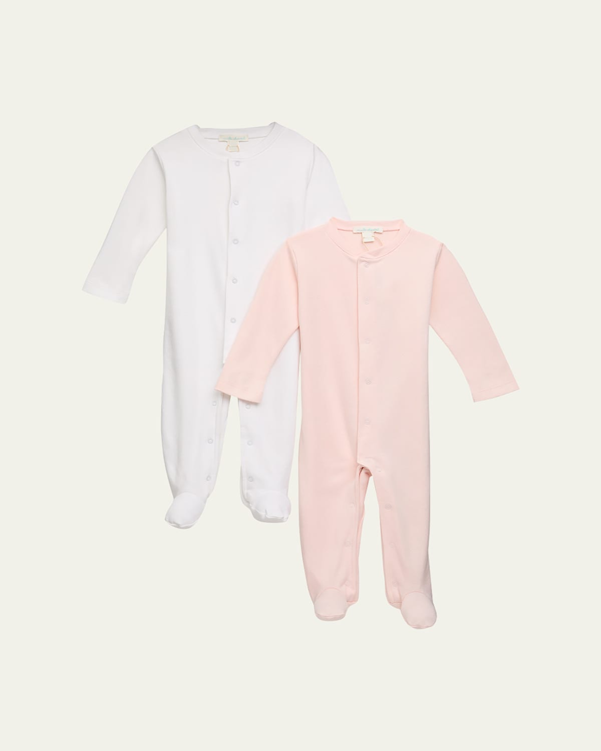 Kid's Pointelle Embroidered Angel Wings Footie, Size Newborn-18M