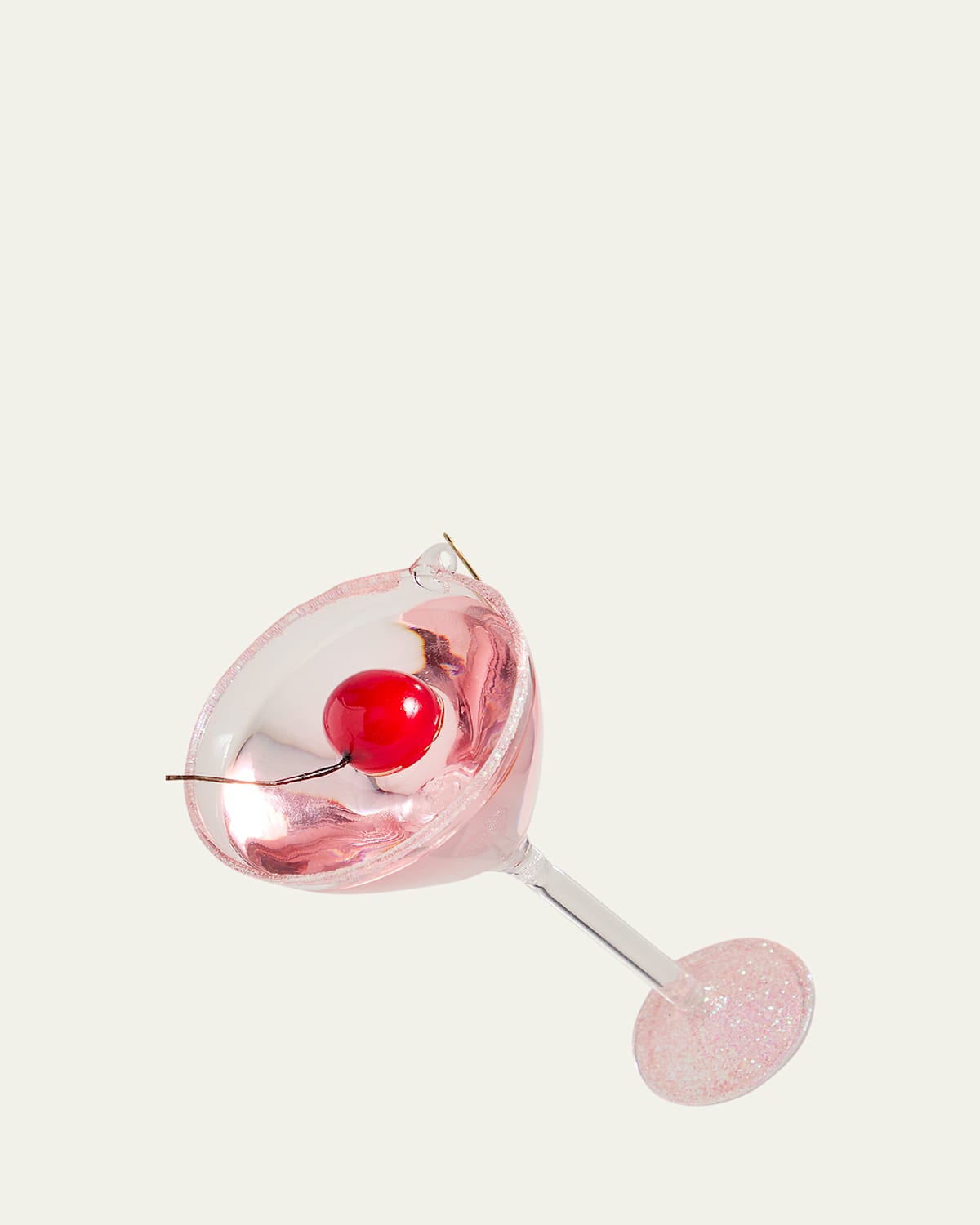 Vondels Cosmopolitan Cocktail Ornament In Pink
