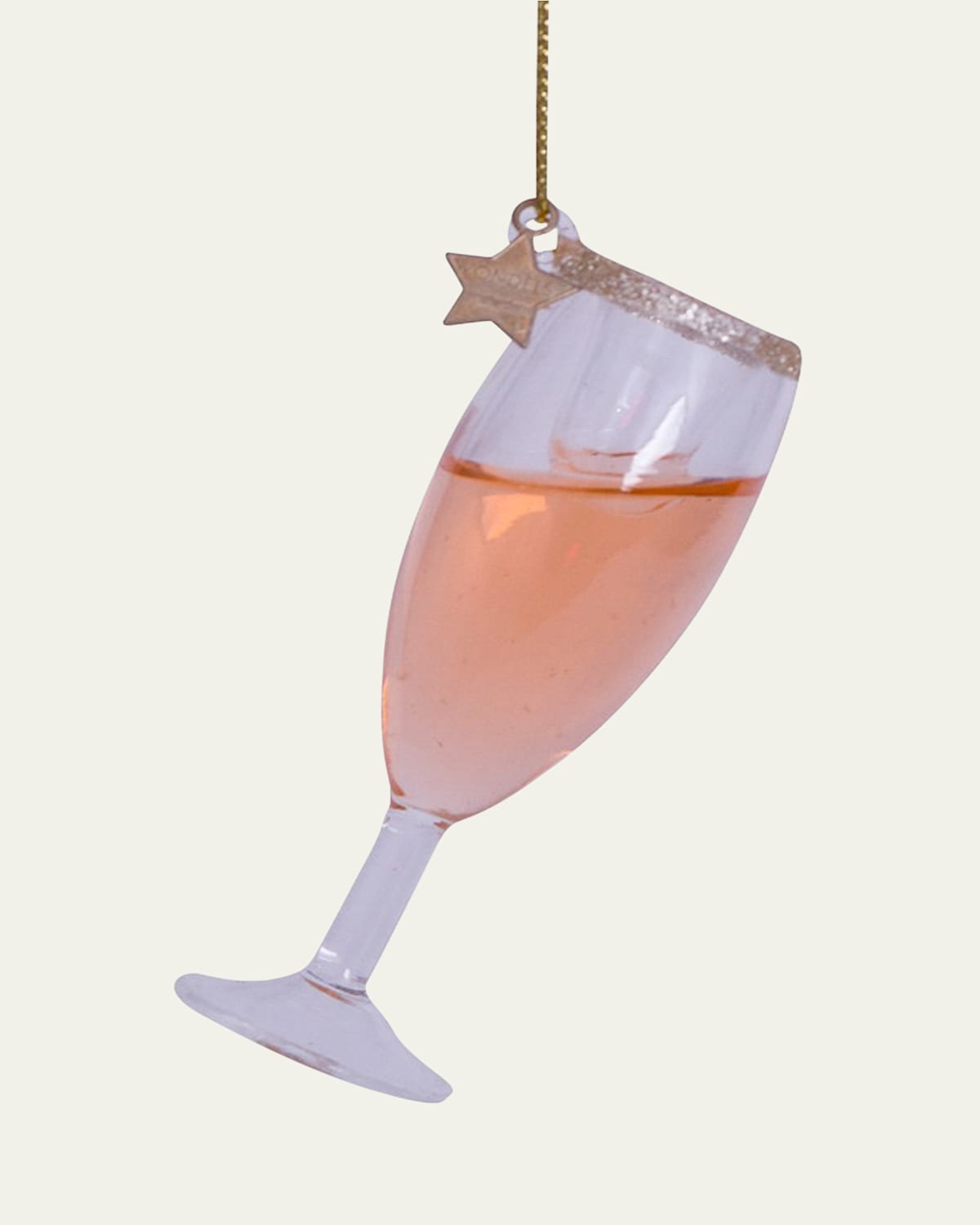Vondels Prosecco Glass Christmas Ornament In Purple