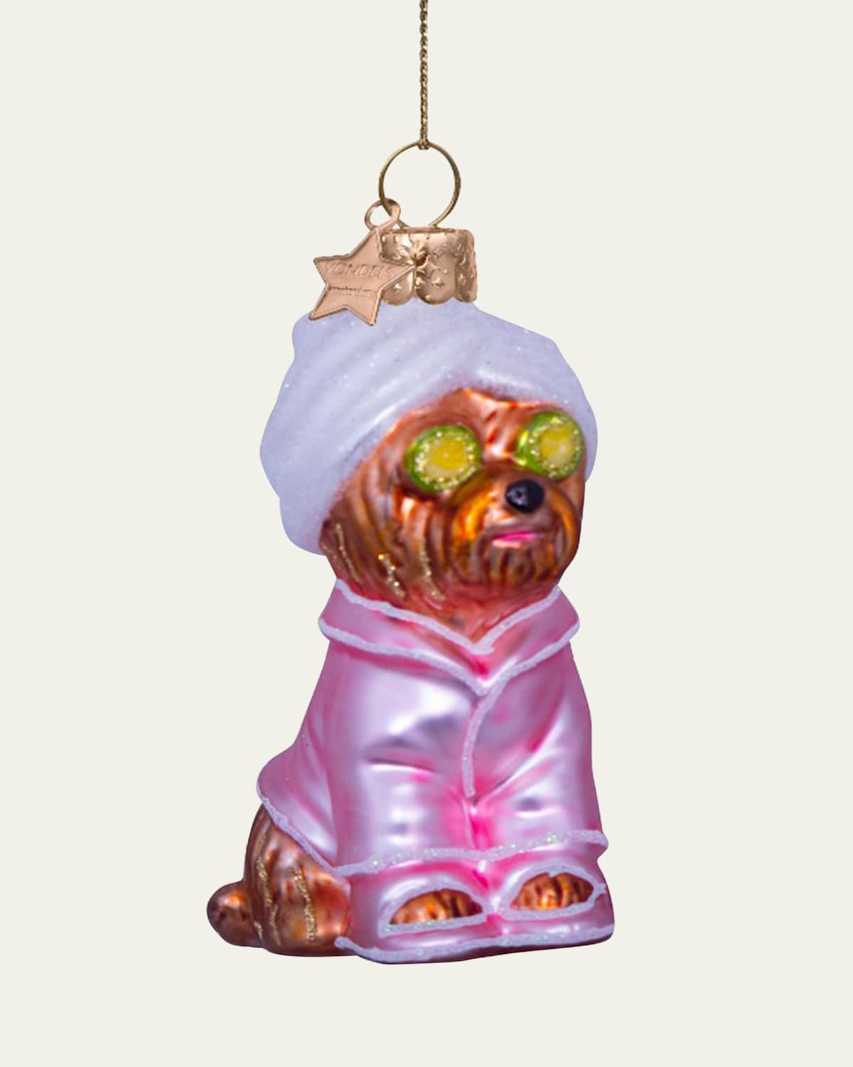Vondels Self-care Dog Christmas Ornament In Multi