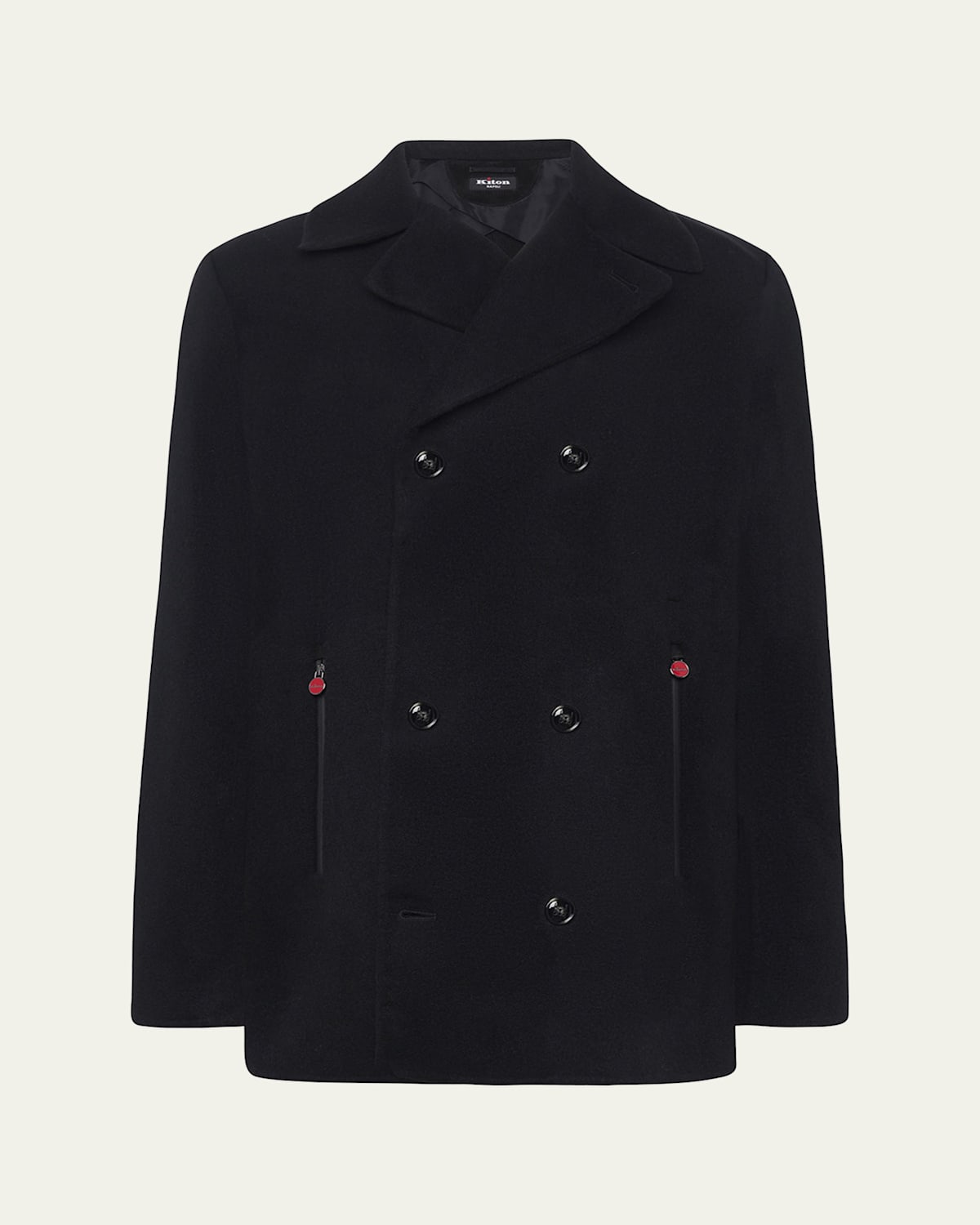 Men's Classic Wool-Cashmere Pea Coat