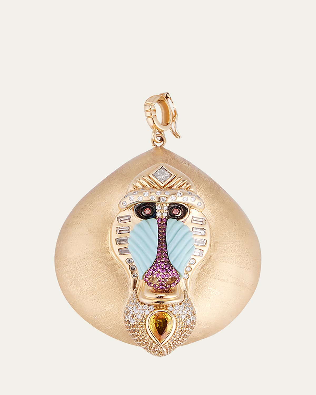 Gemstone Mandril One-of-a-Kind Pendant