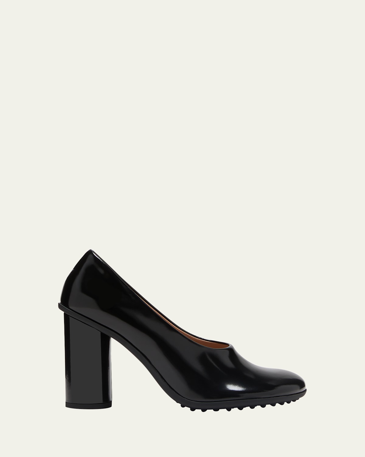 Bottega Veneta Atomic Leather Pumps In Black