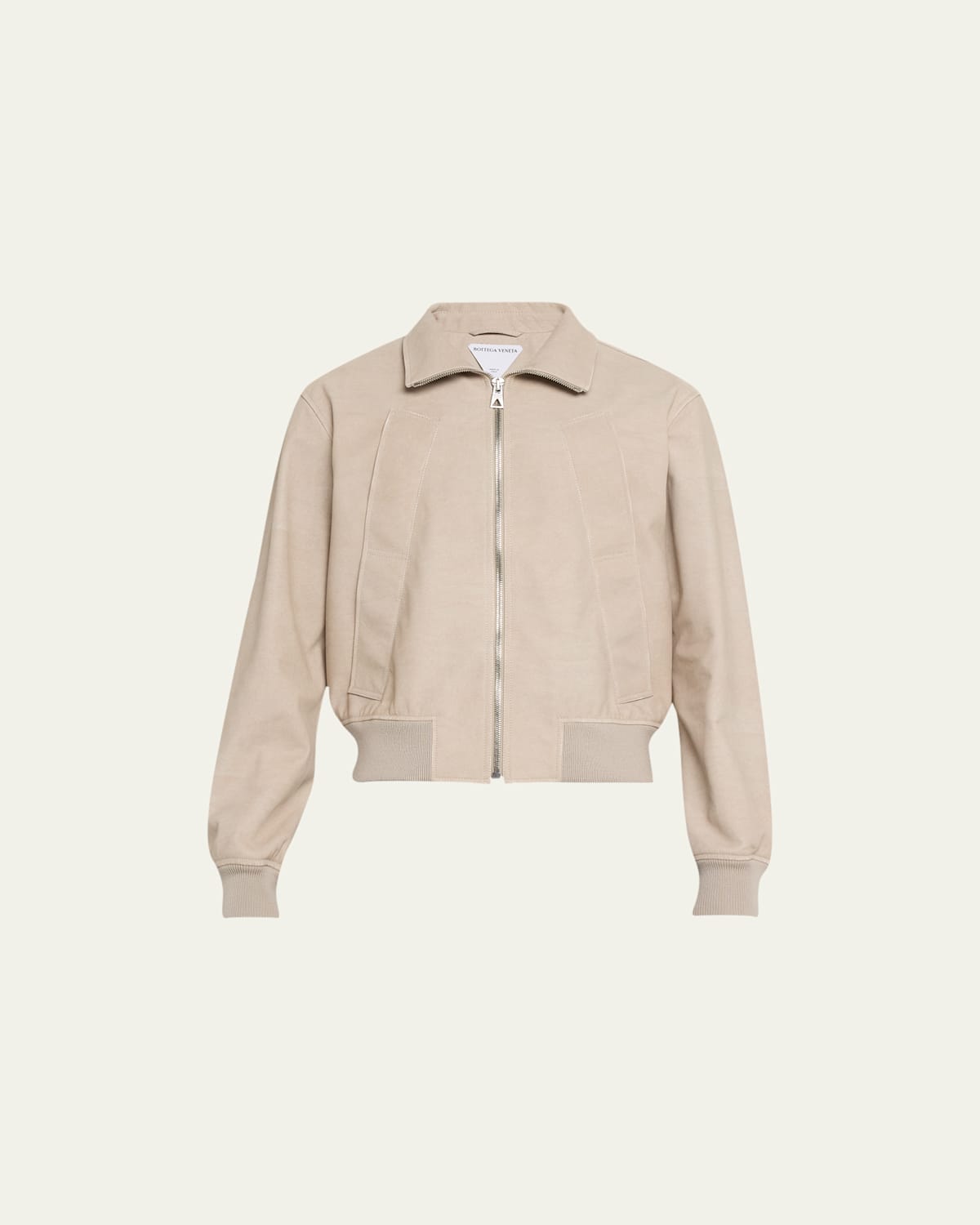 Men's Printed Nubuck Blouson Jacket