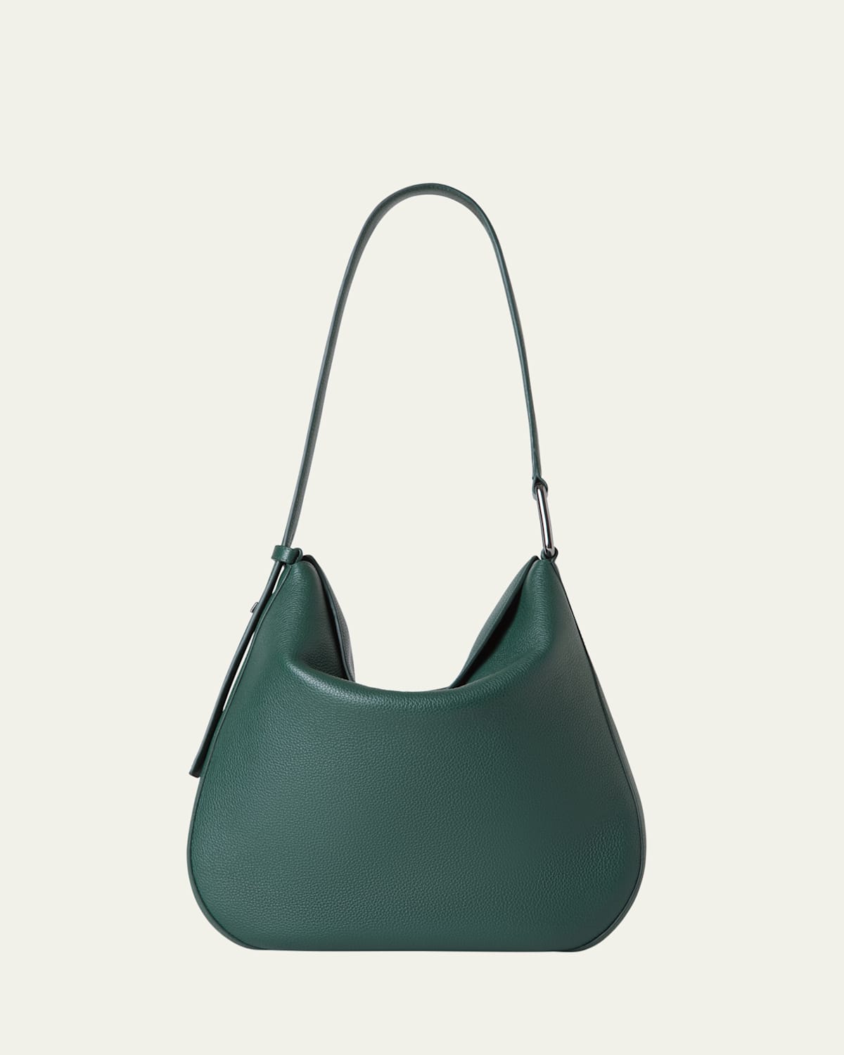 Anna Medium Leather Hobo Bag