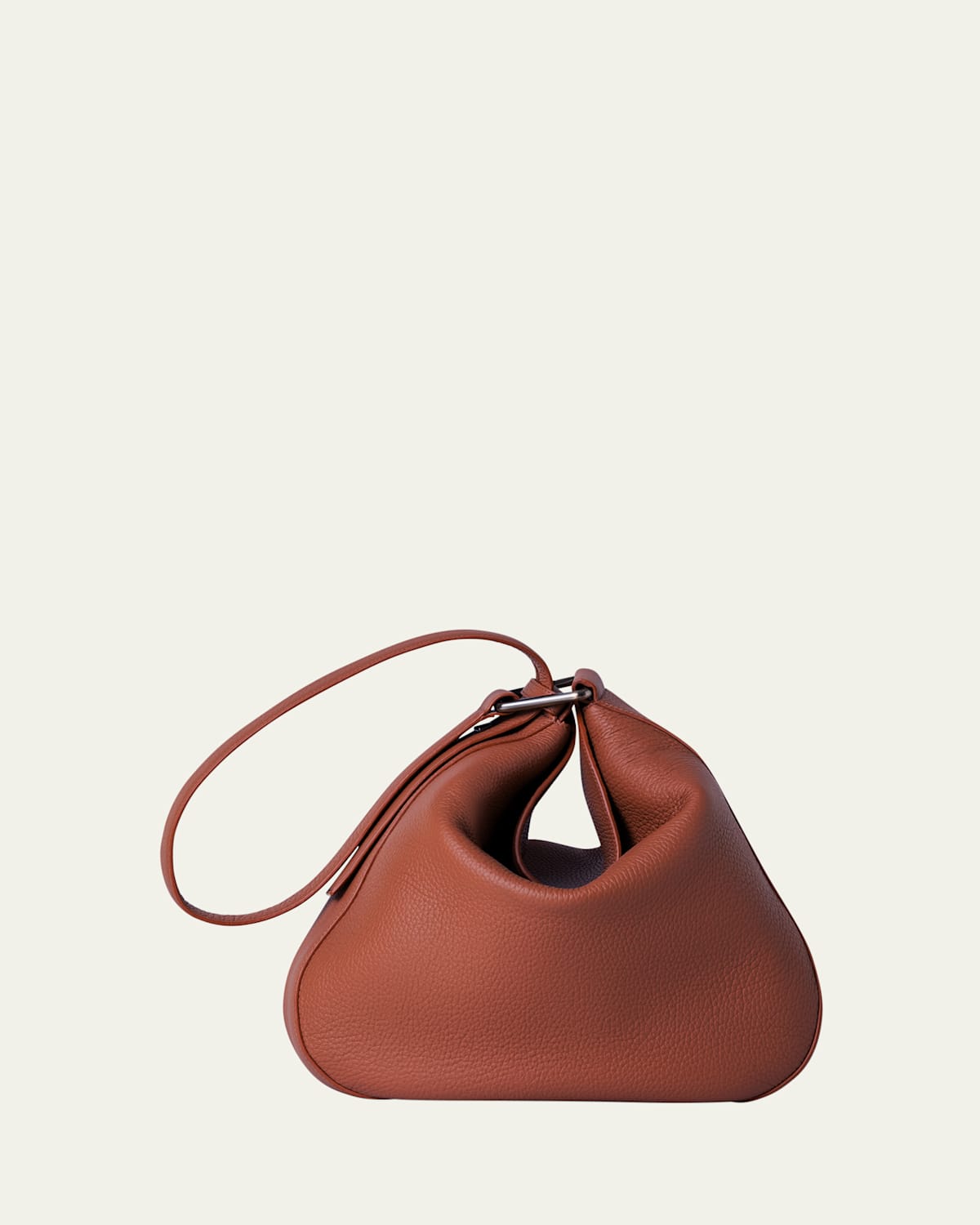 Anna Medium Leather Hobo Bag