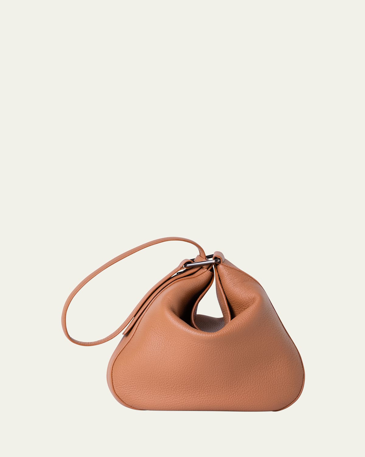 Anna Medium Leather Hobo Bag