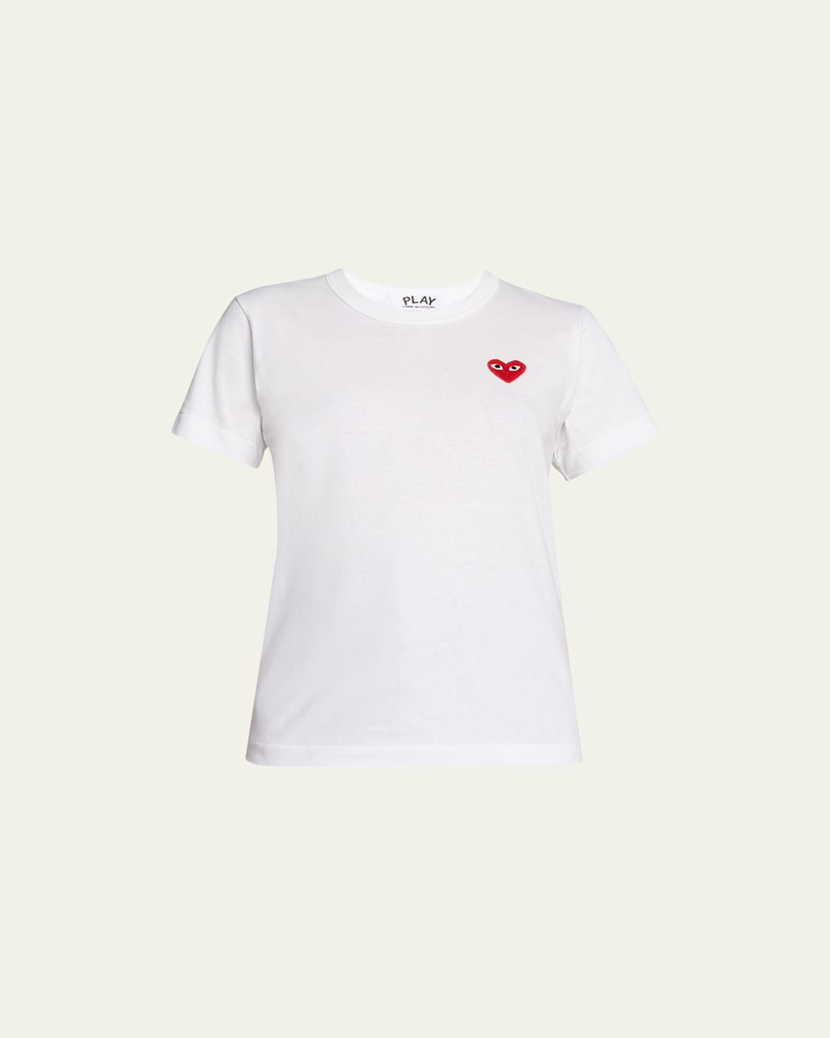 Heart Logo Short-Sleeve Cotton T-Shirt