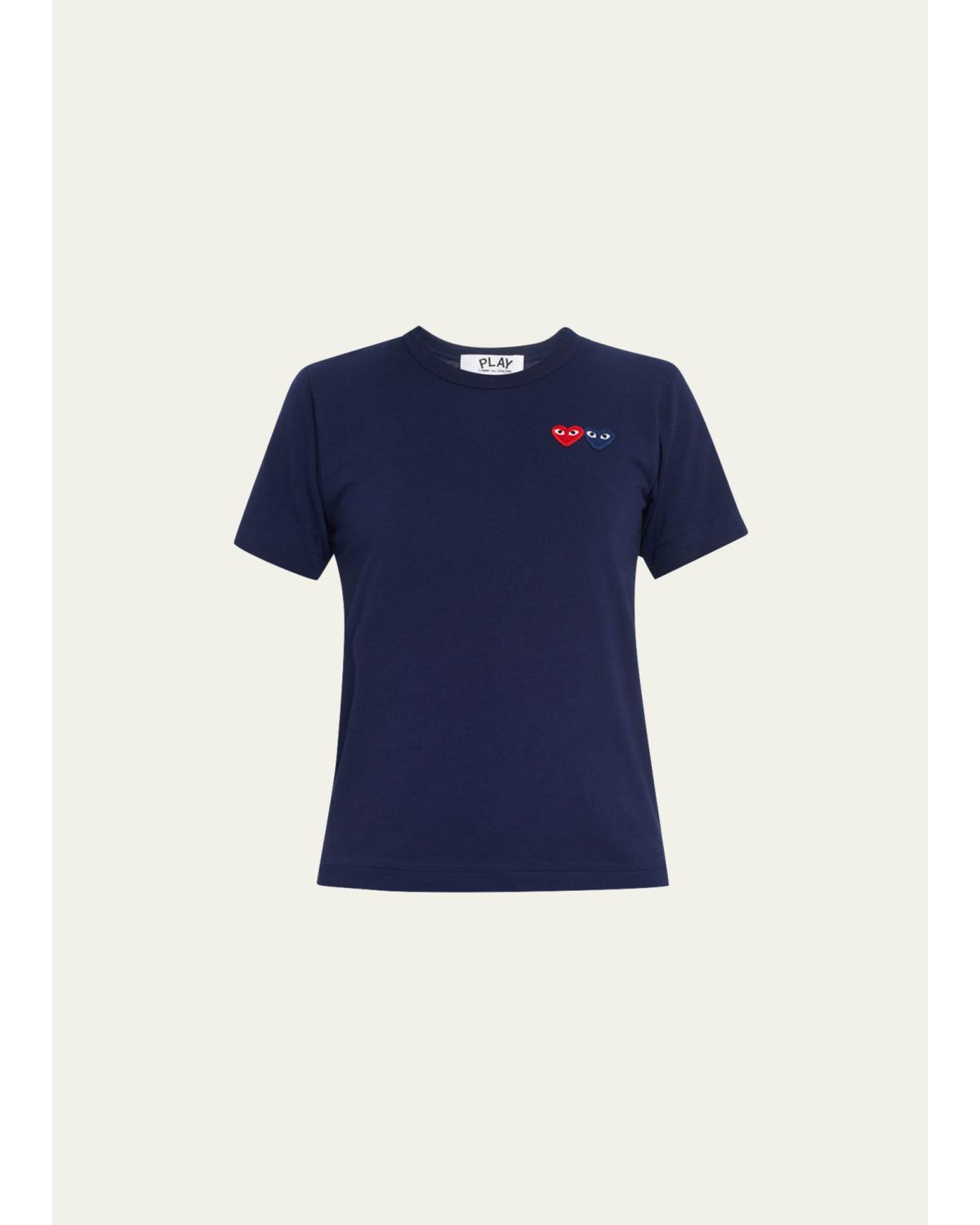 Heart Logo Short-Sleeve Cotton T-Shirt