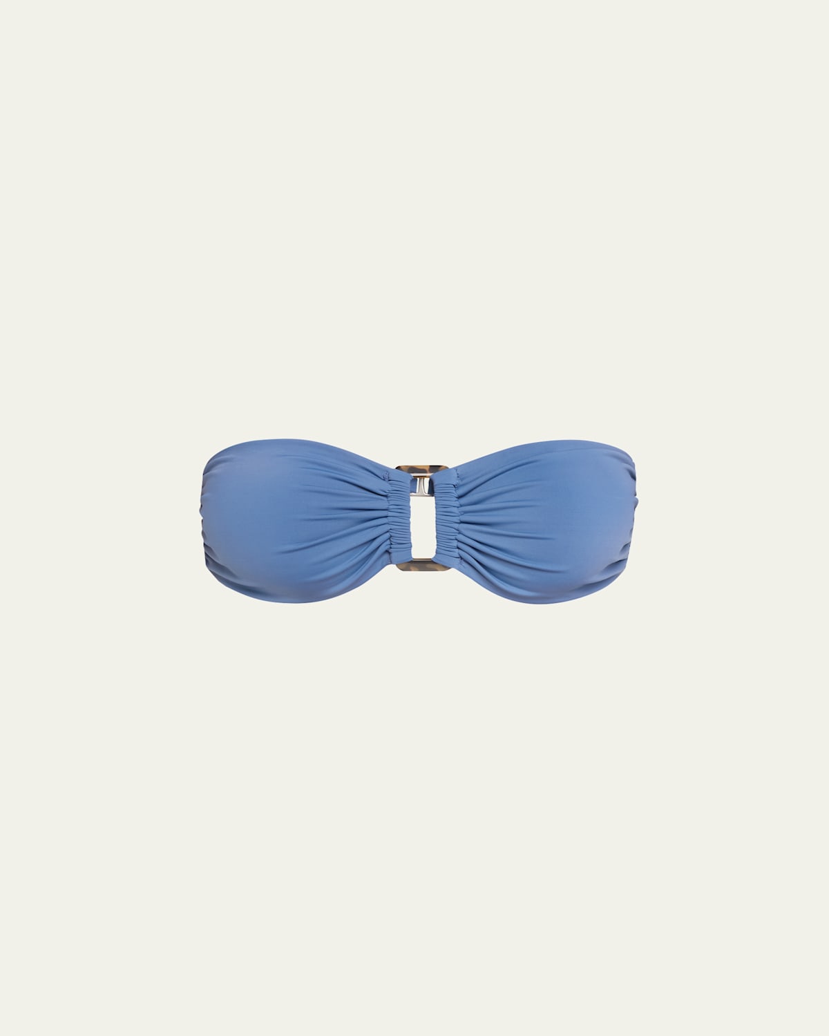 Strapless Tortoise Ring Bandeau Bikini Top