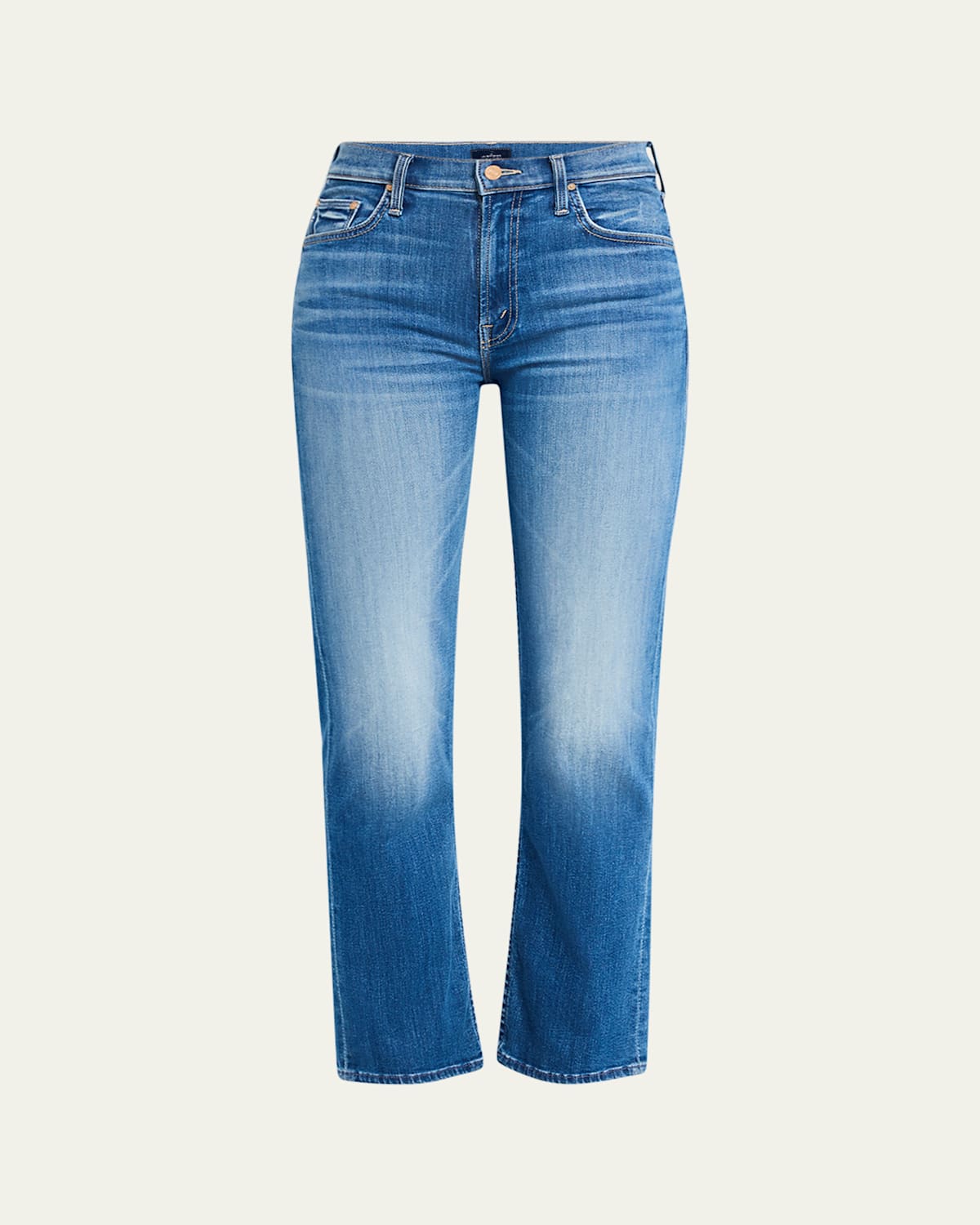 Mother The Mid-rise Rider Ankle Jeans In Lhasa Love