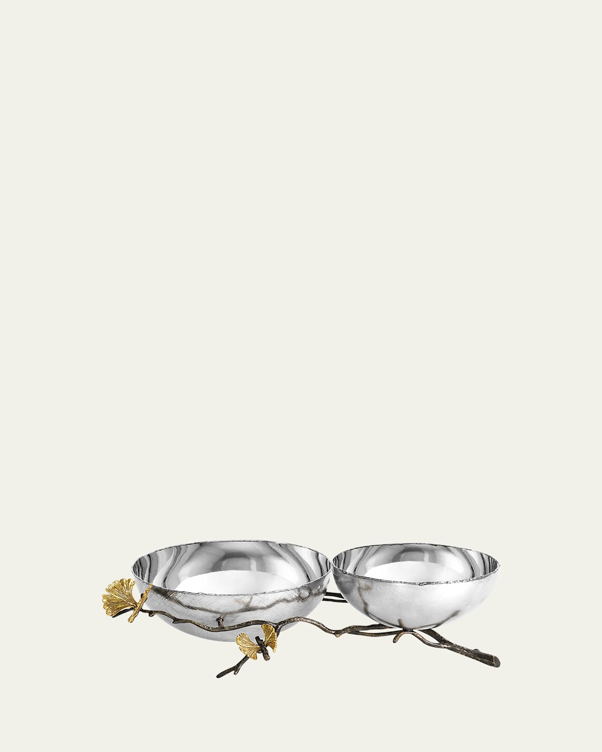 Michael Aram Butterfly Ginkgo Double Bowl
