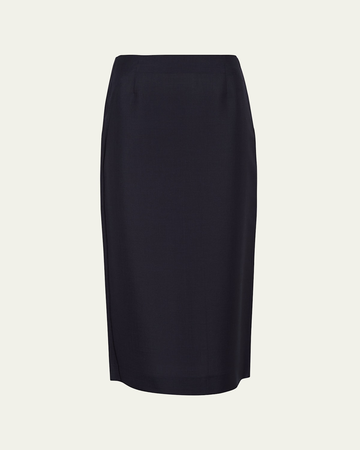 PRADA MOHAIR PENCIL MIDI SKIRT 
