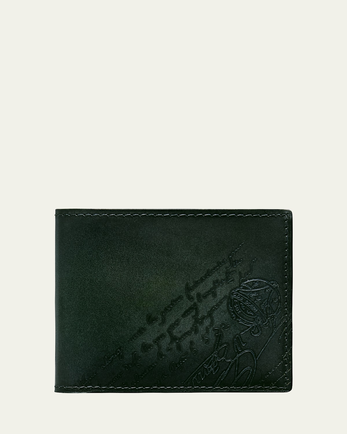 Men's Makore Scritto Leather Bifold Wallet