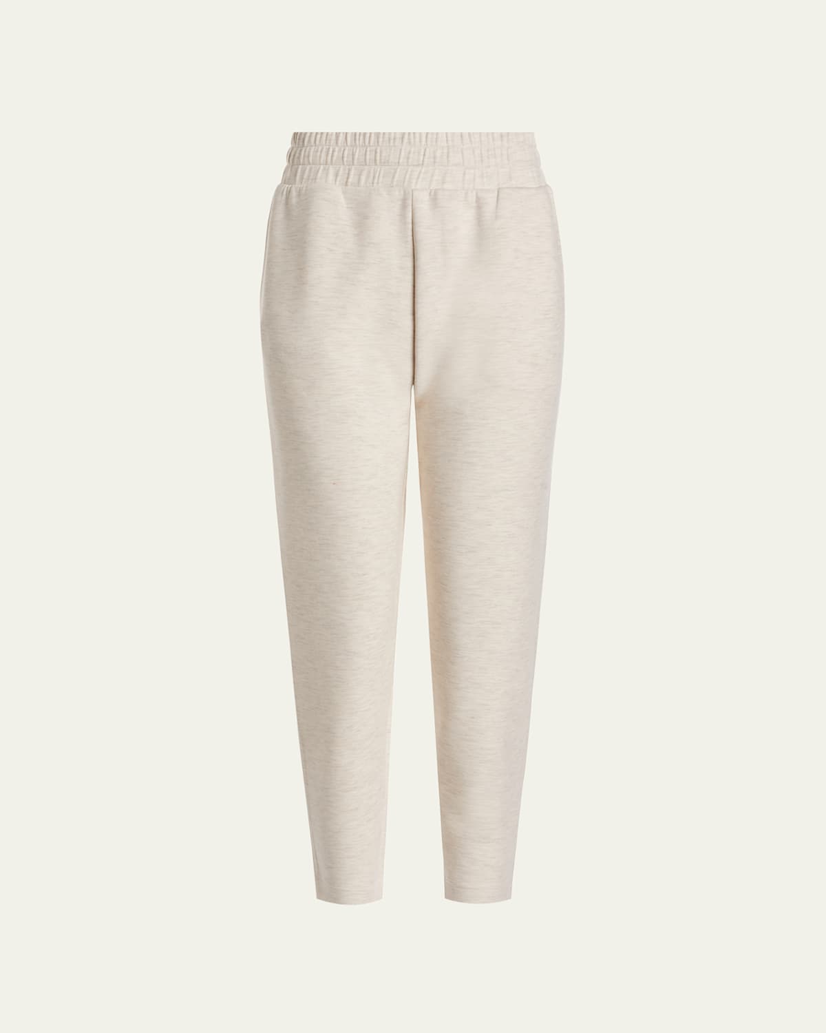 Varley Slim 27 Jogging Bottoms In Ivory Marl