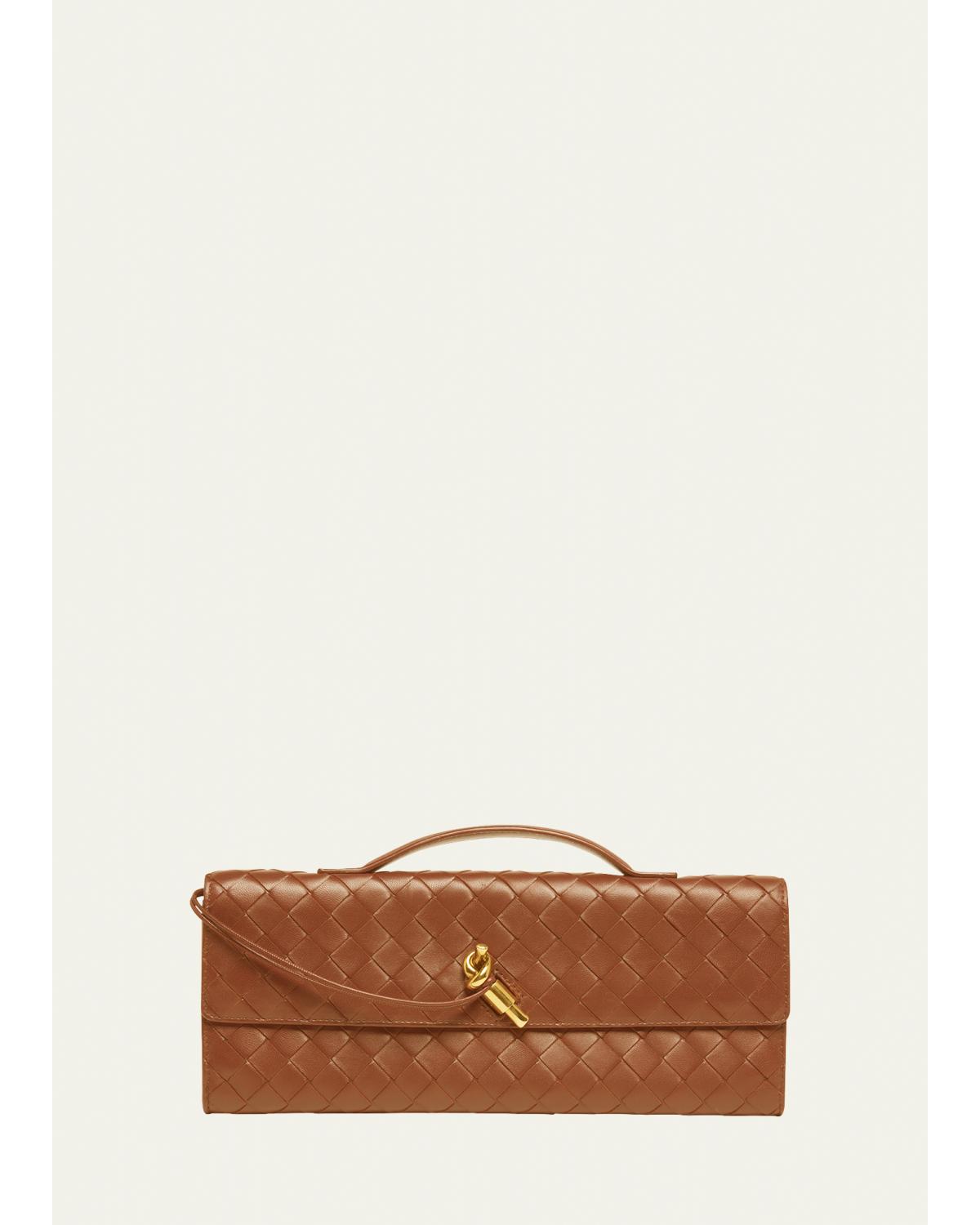 Long Andiamo Clutch Bag with Handle
