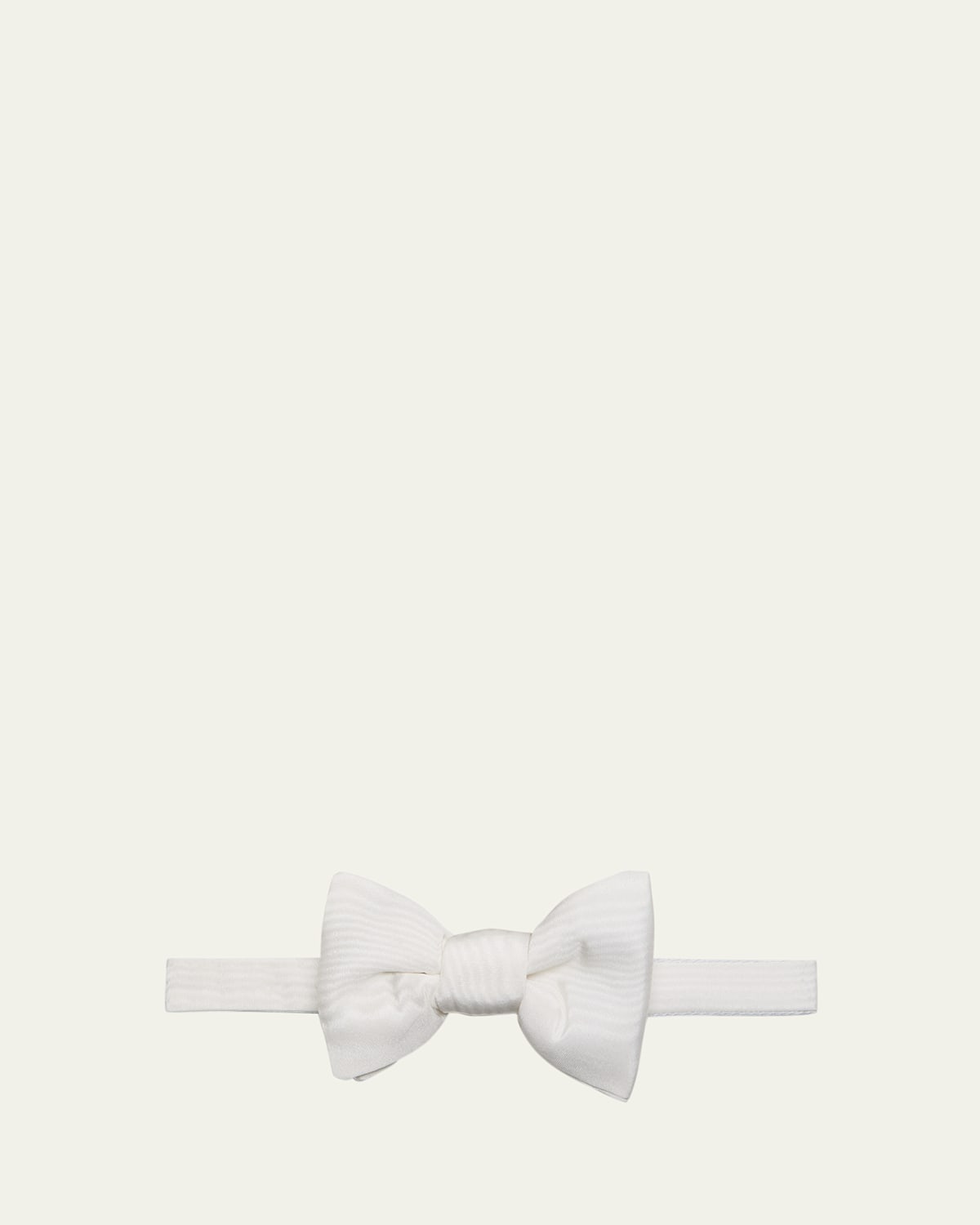 Men's Pre-Tied Moire Silk Bow Tie
