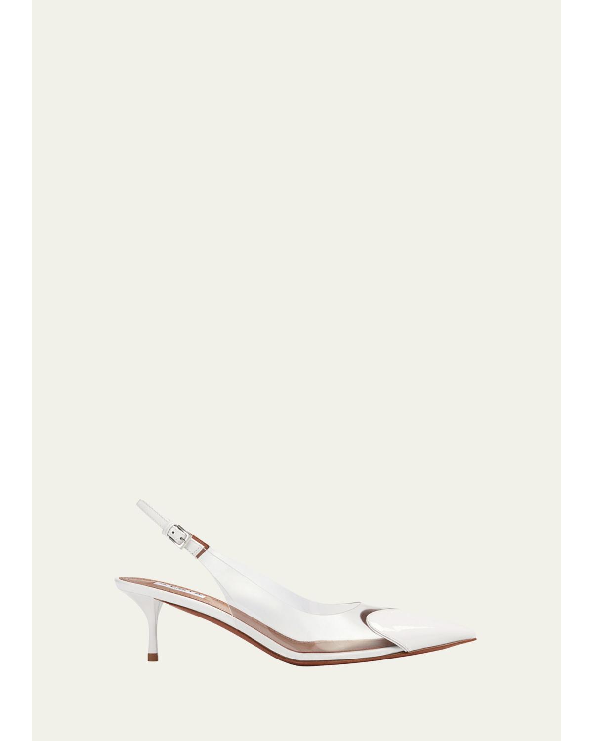 Coeur Plexi Heart-Toe Slingback