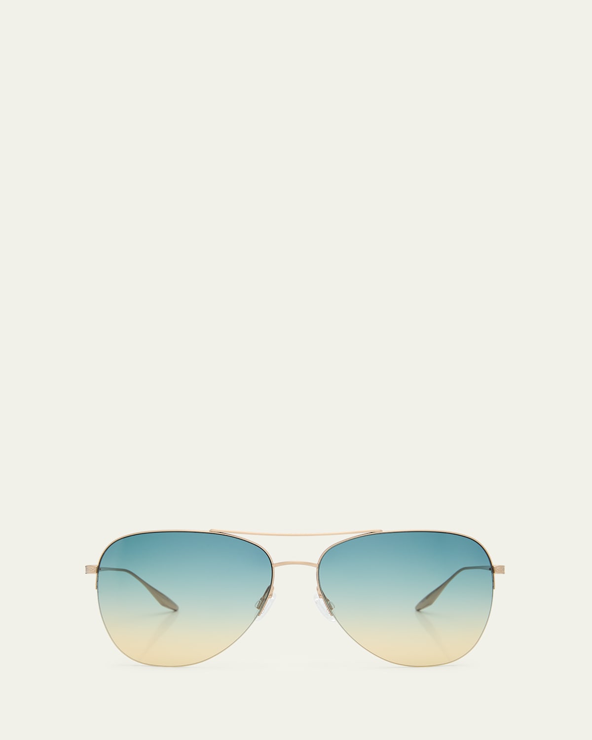 Barton Perreira Chevalier Titanium Aviator Sunglasses